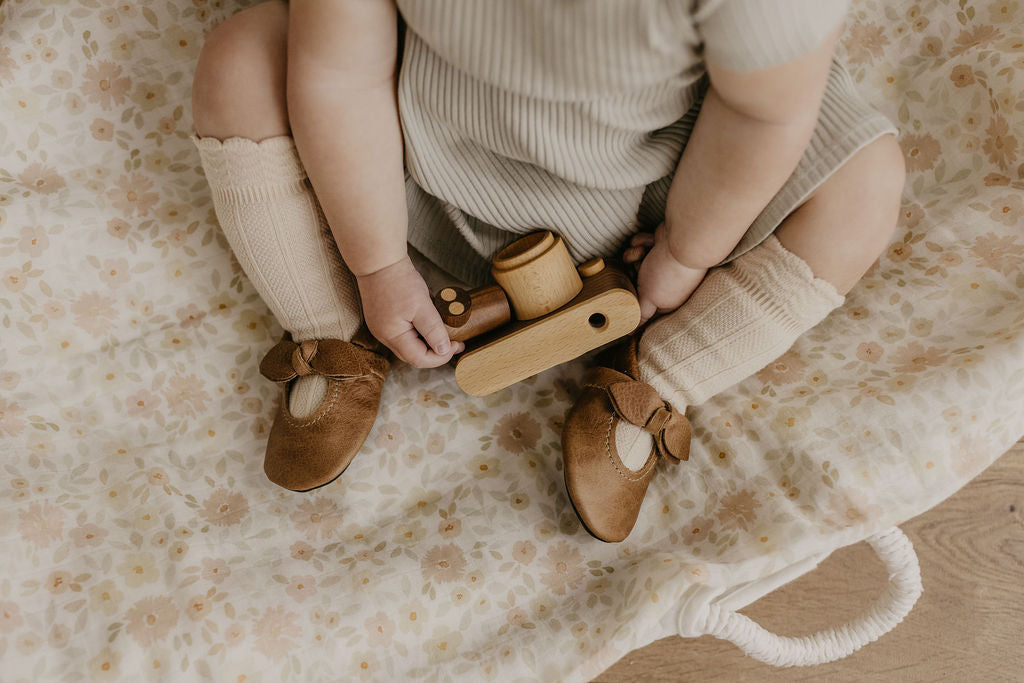 Caramel BELLA JANES Shoes Baby and Toddler Baby Shoes Starry Knight Design   