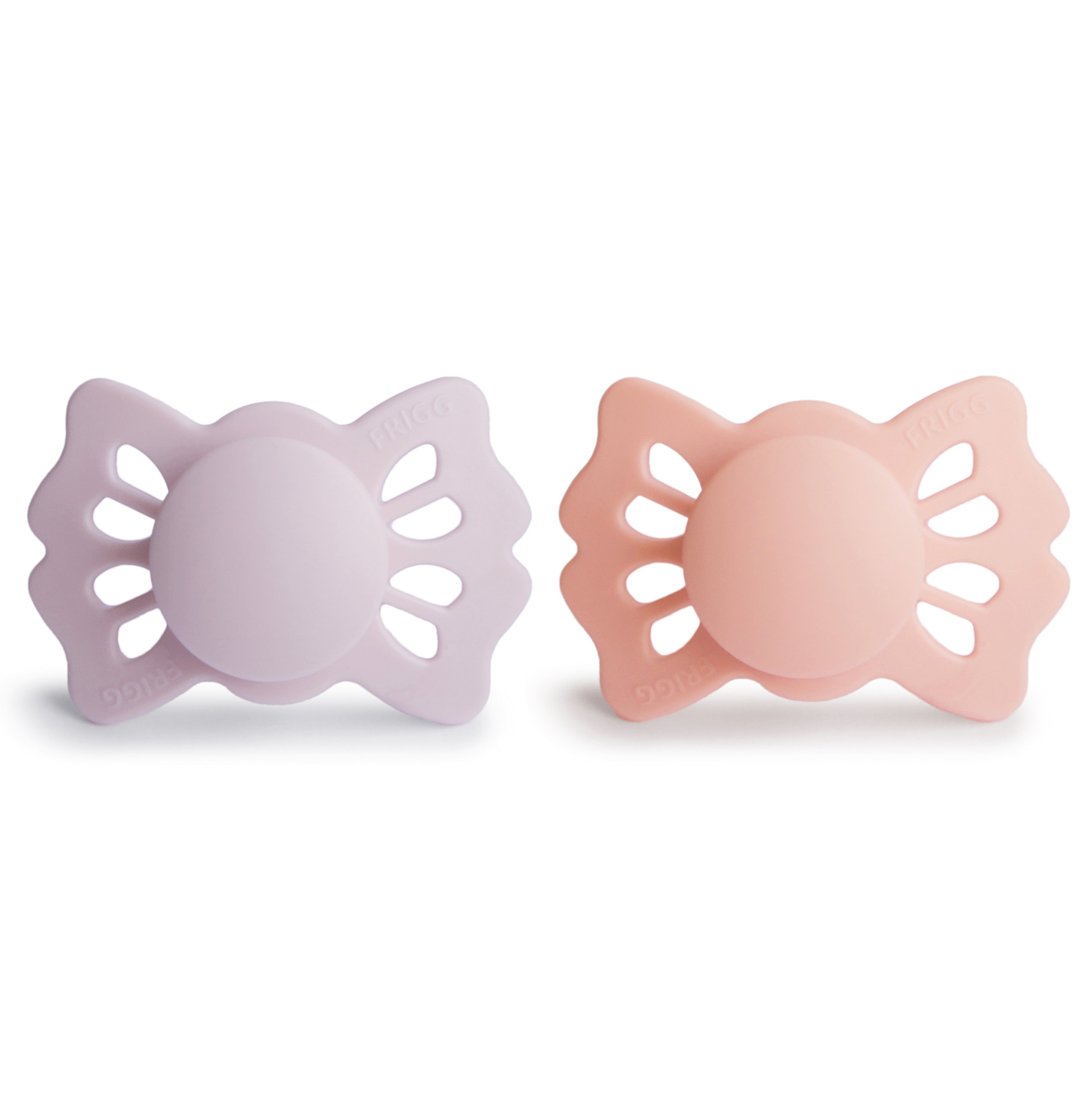 FRIGG Lucky Symmetrical Silicone Pacifier 2-Pack (0-6 Months) FRIGG PACIFIERS Mushie   