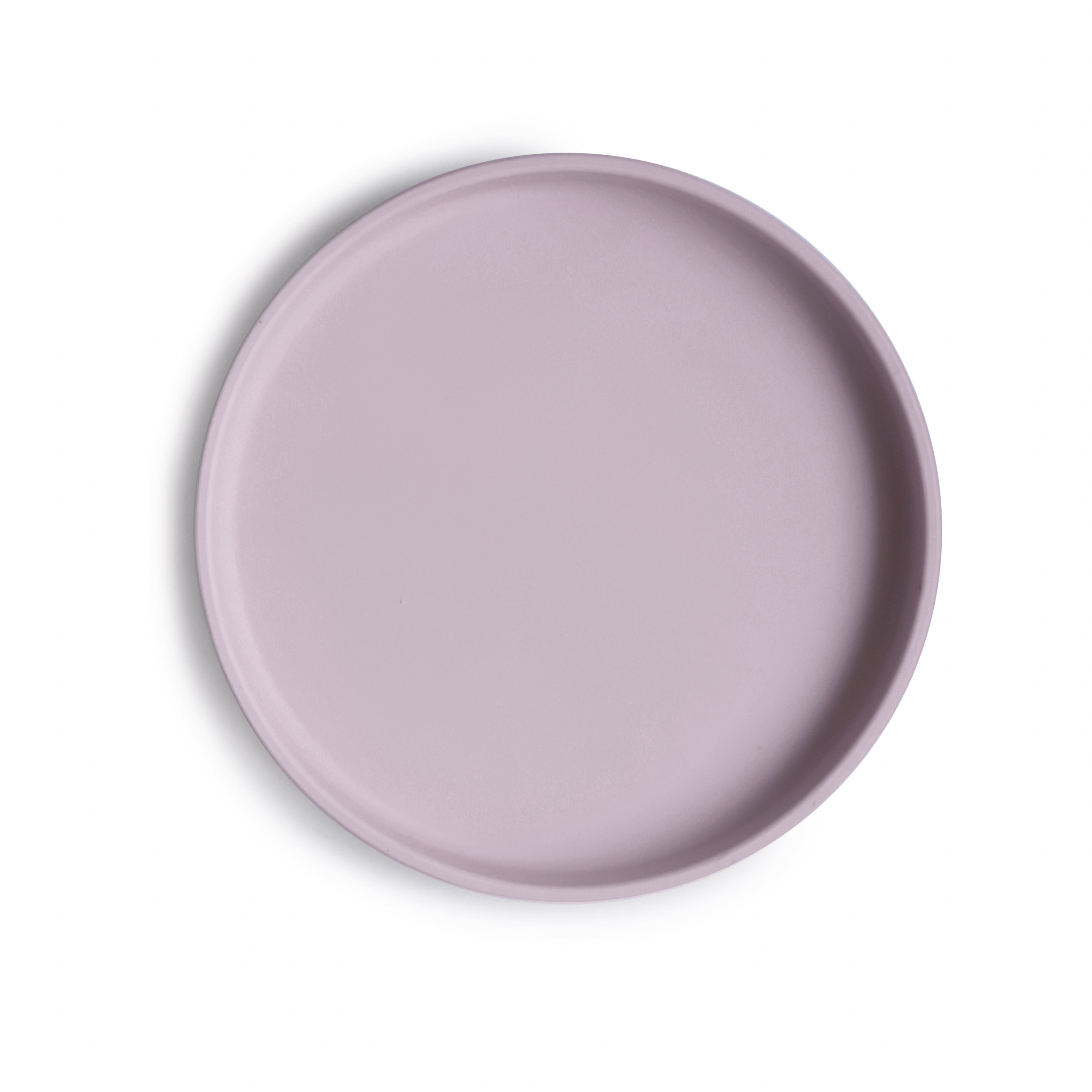 Classic Silicone Suction Plate silicone tableware Mushie Soft Lilac  