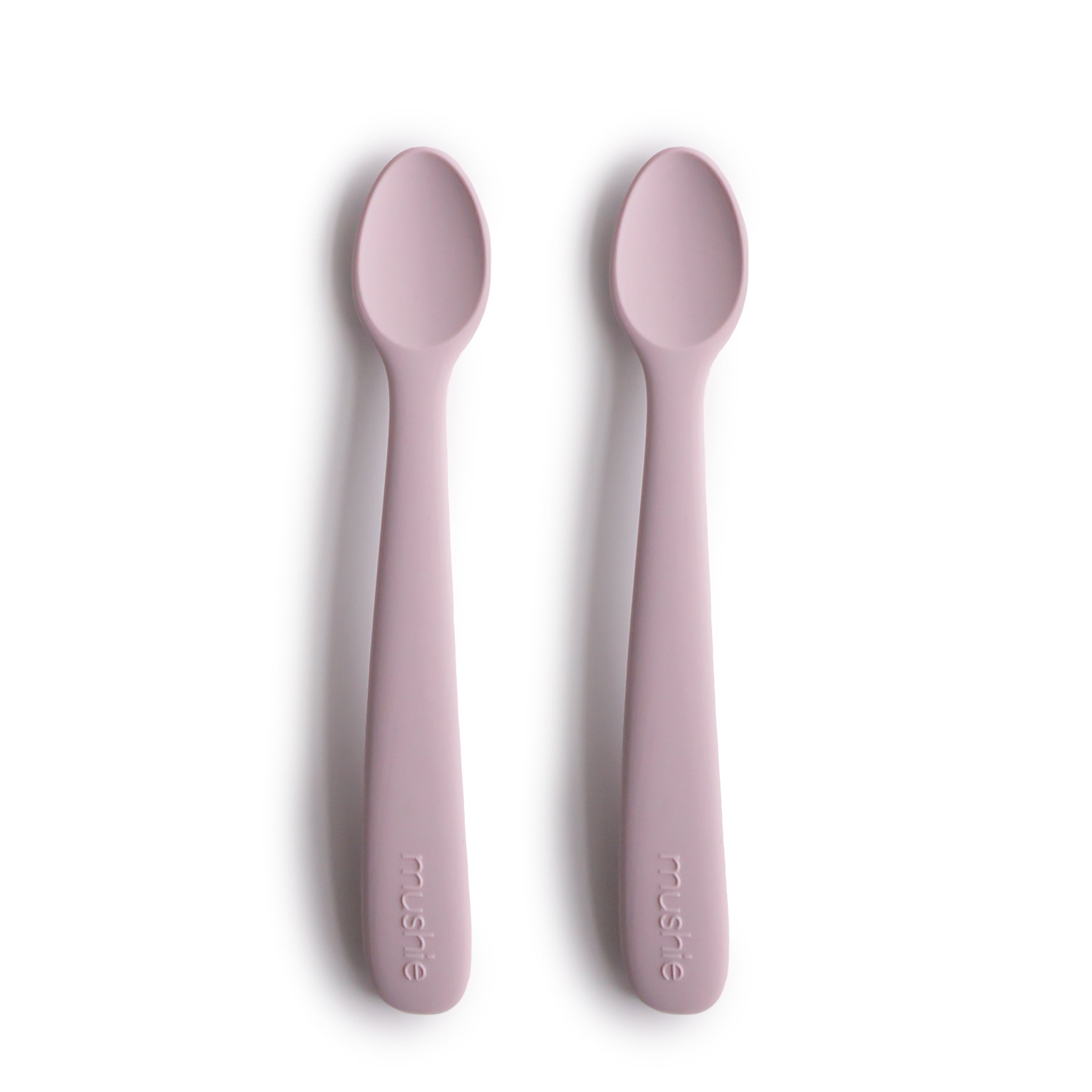 Silicone Feeding Spoons 2-Pack silicone tableware Mushie Soft Lilac  