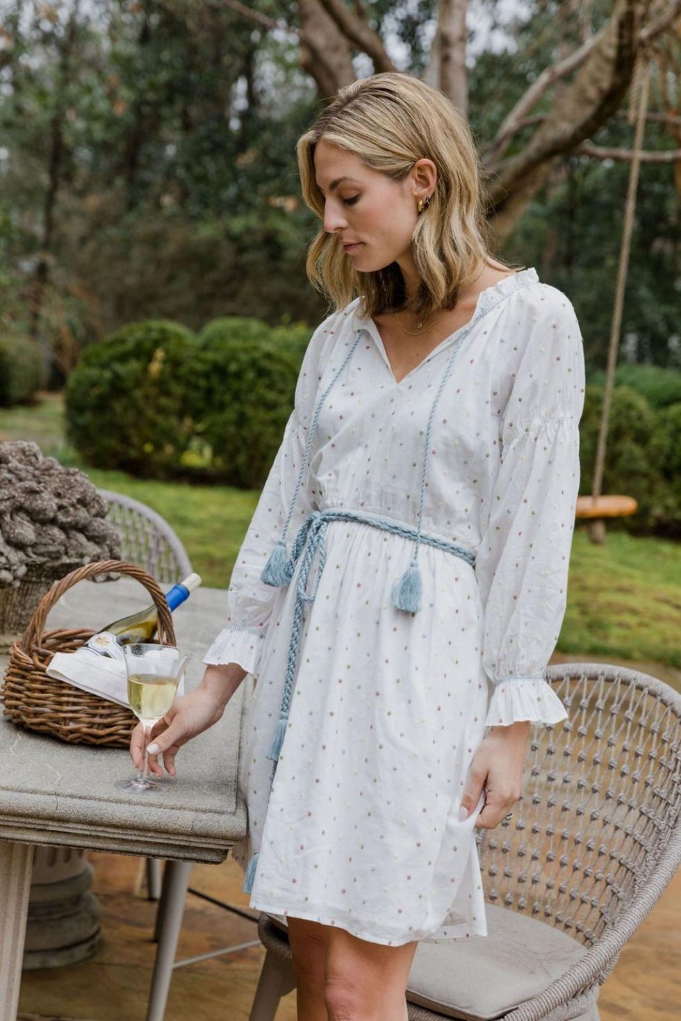 Isla Dress in Confetti Dot