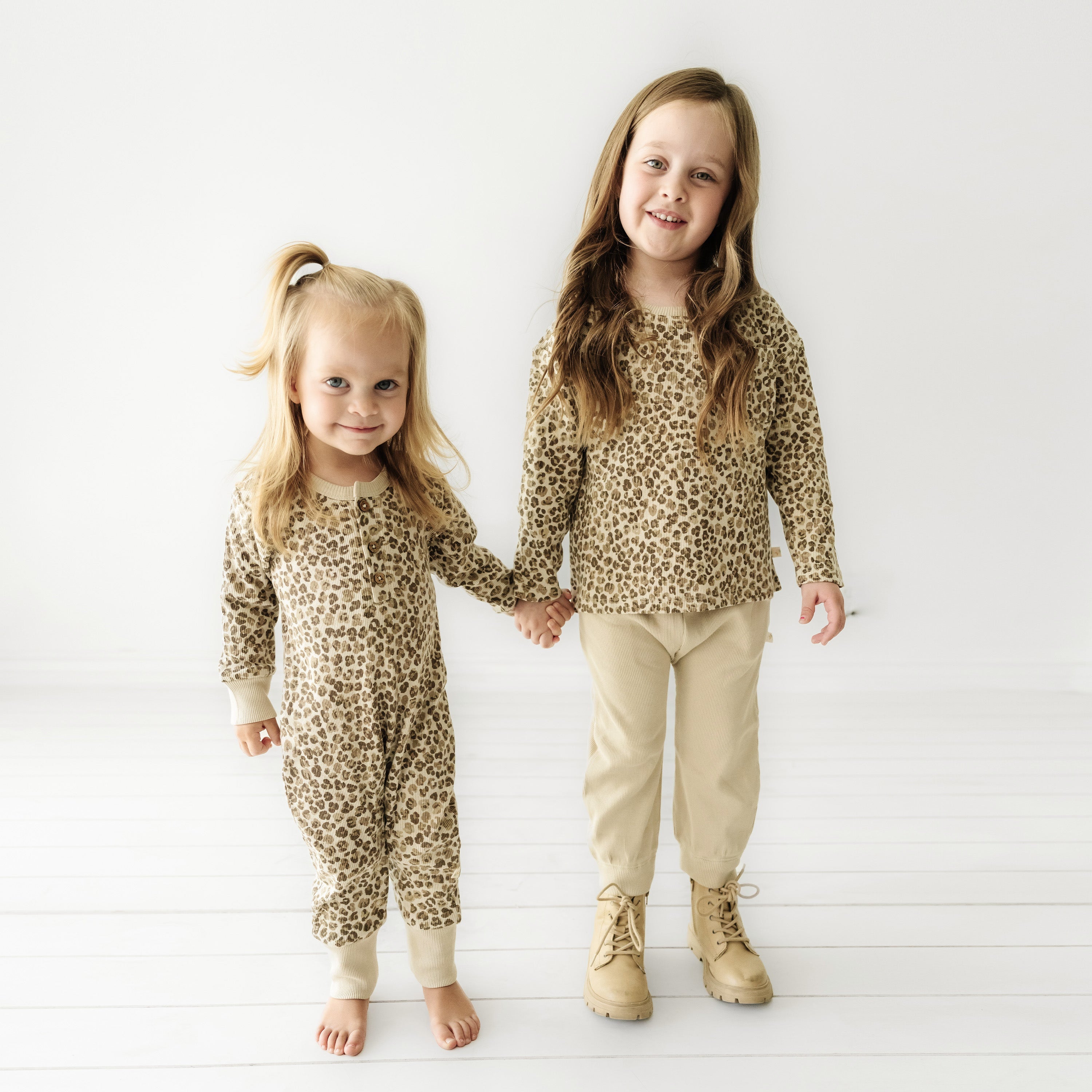 Organic Toddler T-shirt & Pant Set - Spotted Tee & Pant Set Makemake Organics   