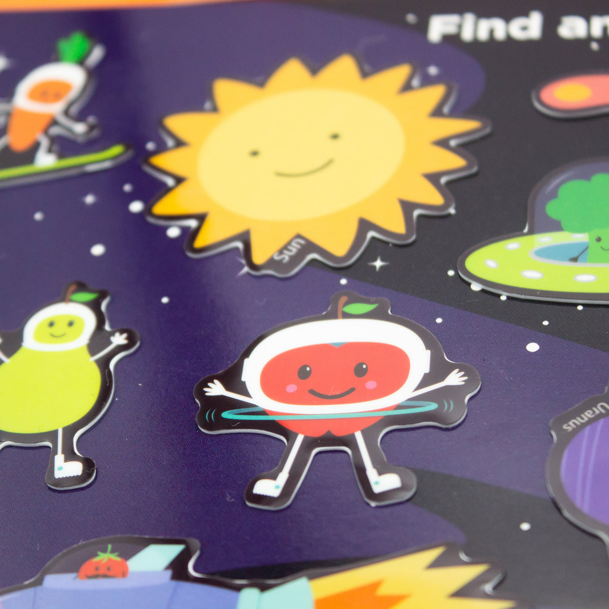 Avi's Adventures In Space Reusable Sticker Book + Marker Set (ages 3+)