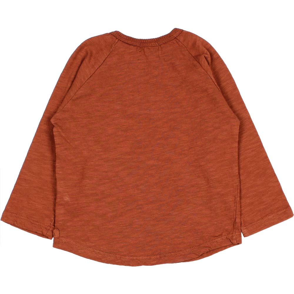 Baby Pocket T-Shirt - Rust