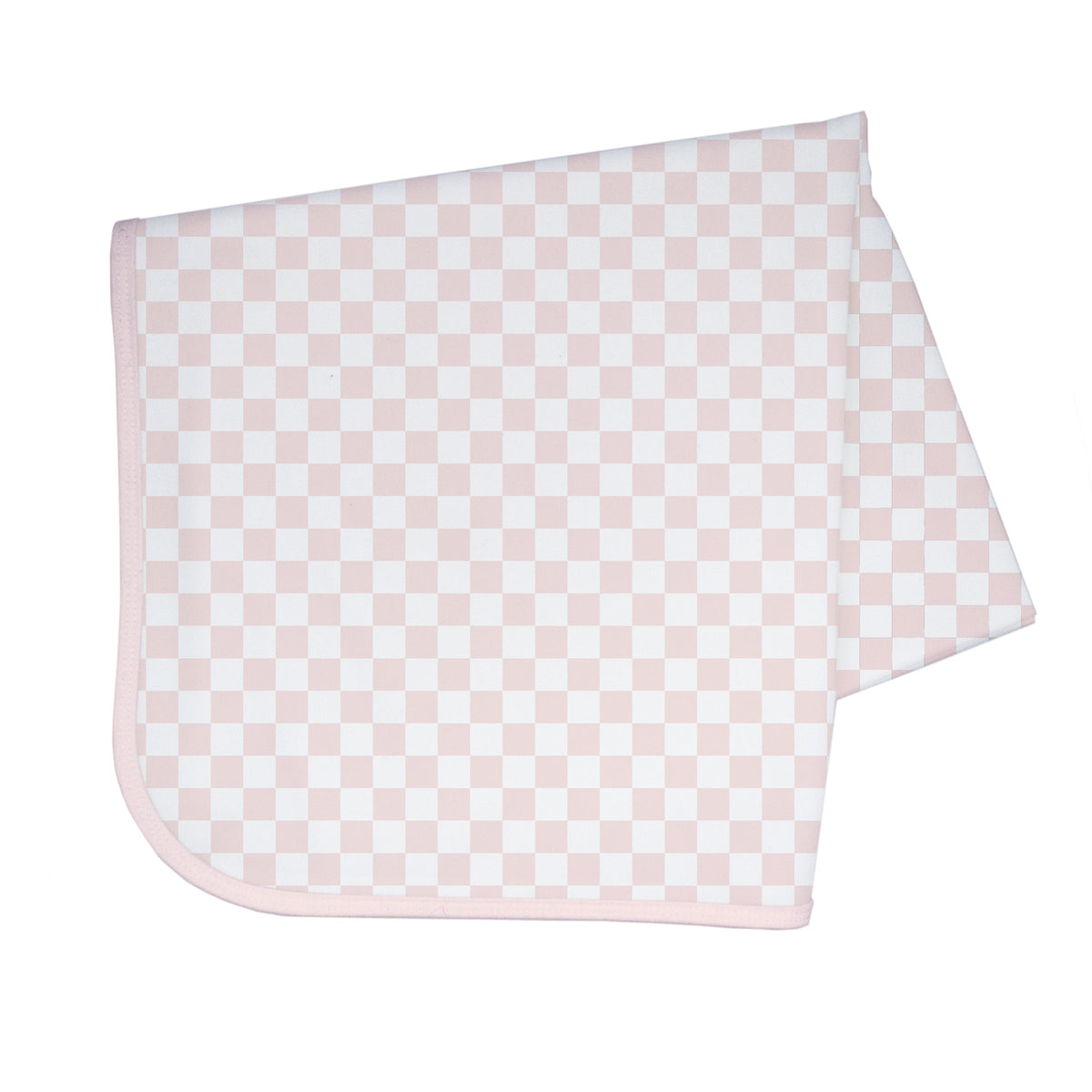Pretty Pink Checkerboard Splash Mat  - A Waterproof Catch-All for Highchair Spills and More!