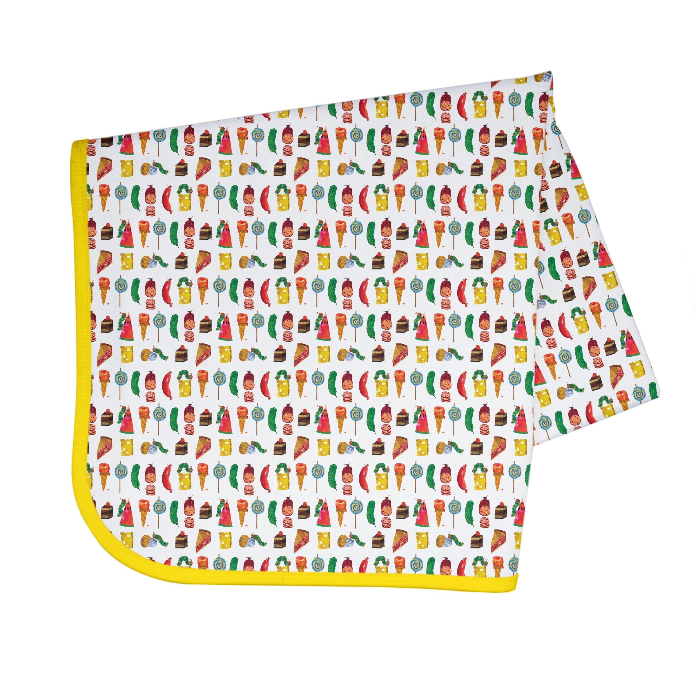 Food Parade Splash Mat - from the World Of Eric Carle - A Waterproof Catch-All for Highchair Spills and More!  BapronBaby   