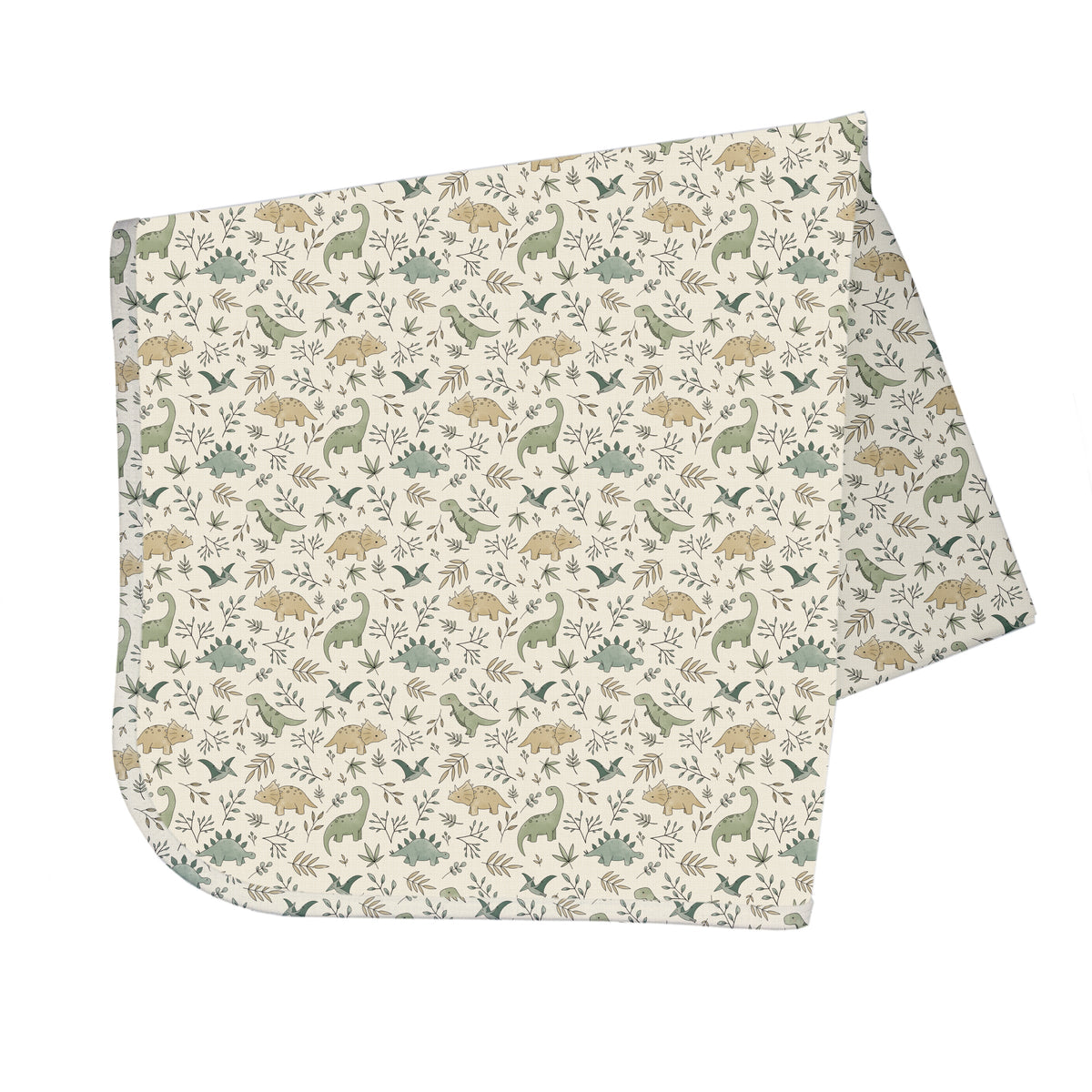 Foliage Dinos Splash Mat - A Waterproof Catch-All for Highchair Spills and More!