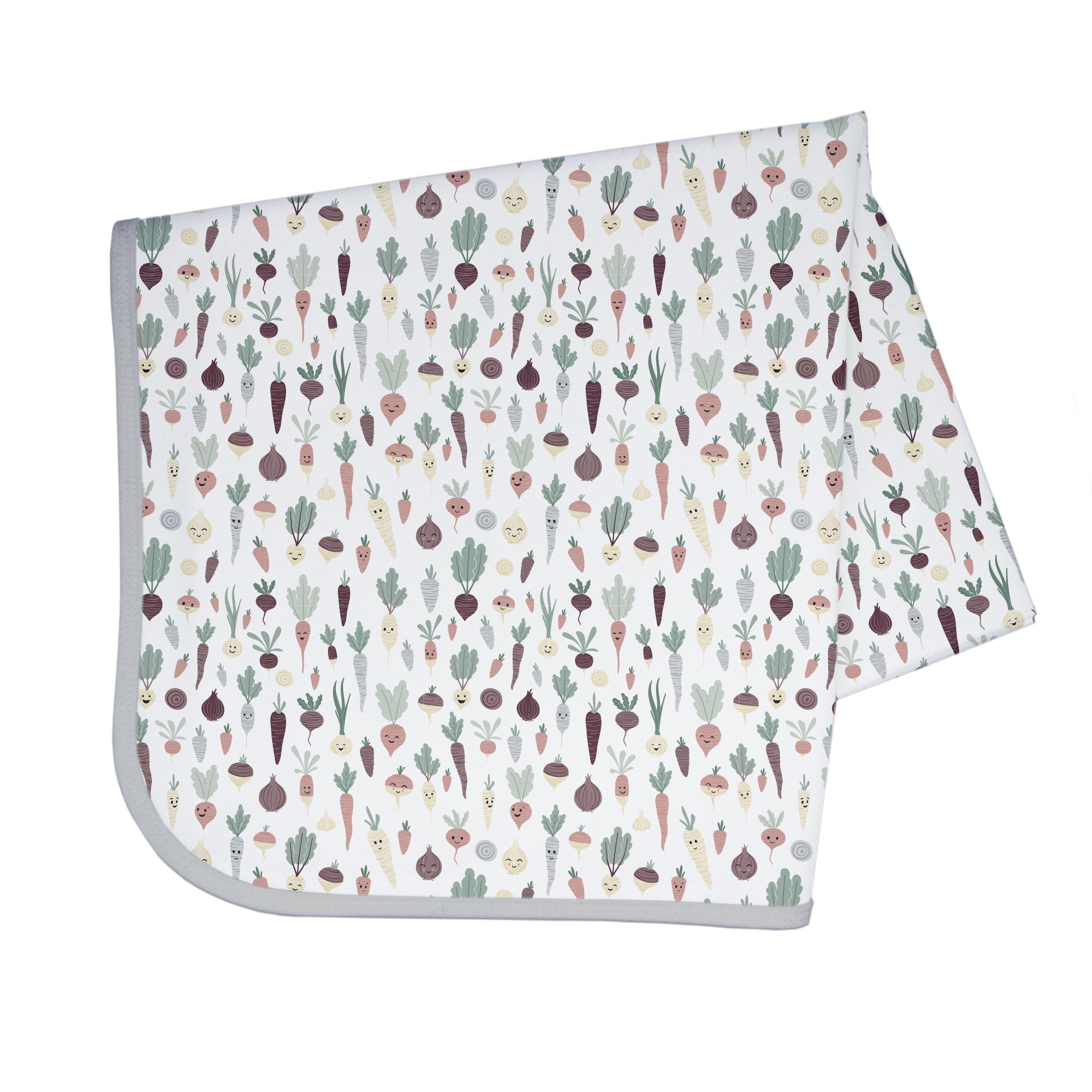 Root Veggies Splash Mat - A Waterproof Catch-All for Highchair Spills and More!  BapronBaby   