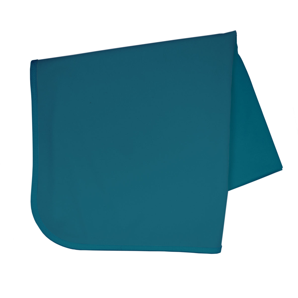 Solid Teal Minimalist Splash Mat - A Waterproof Catch-All for Highchair Spills and More!