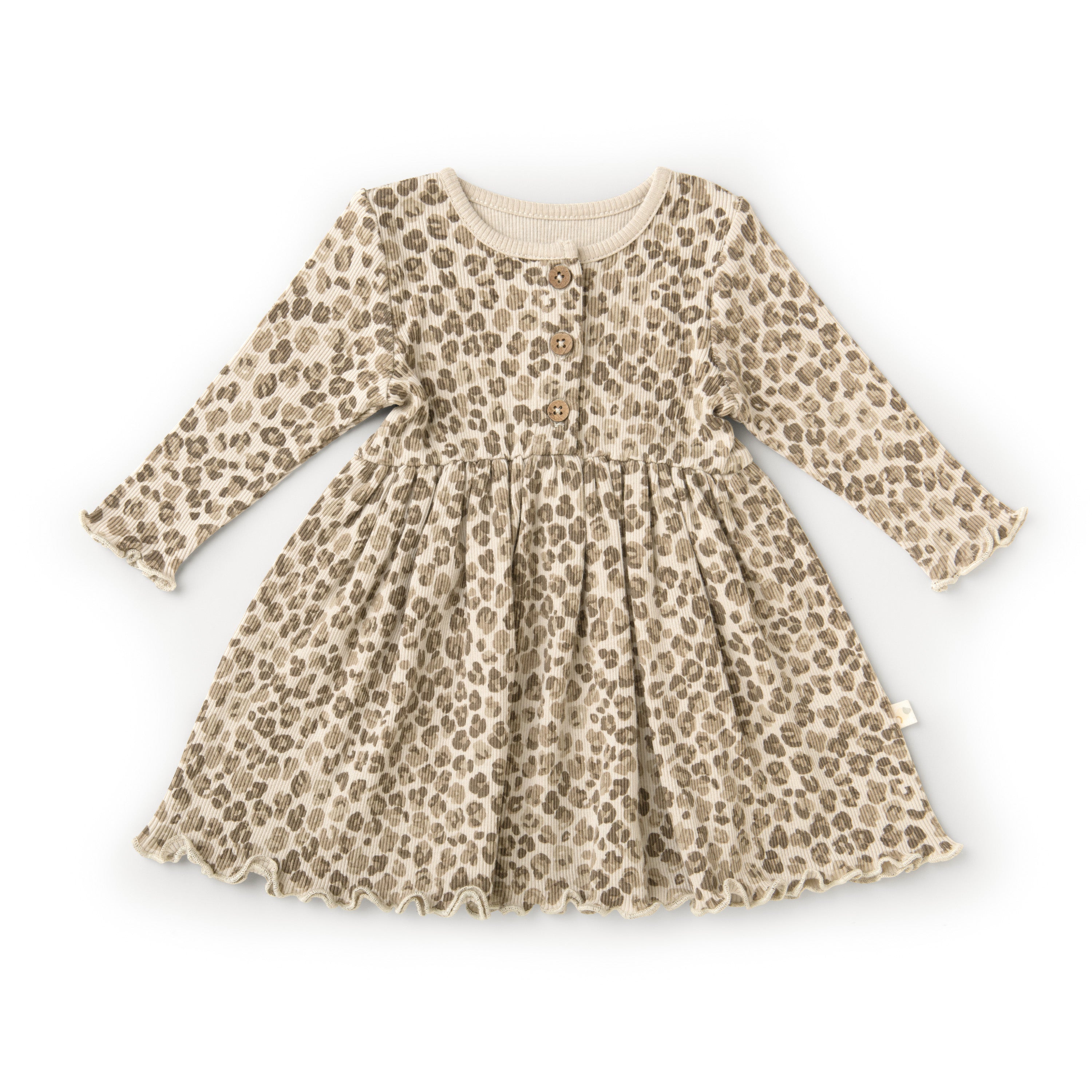 Organic Girls Twirl Dress - Spotted Twirl Dress Makemake Organics   