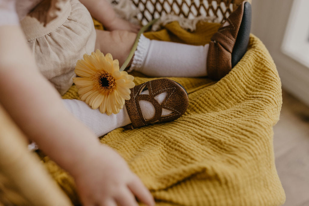 Sepia & Sable SUNRISE Shoes Baby and Toddler Baby Shoes Starry Knight Design   