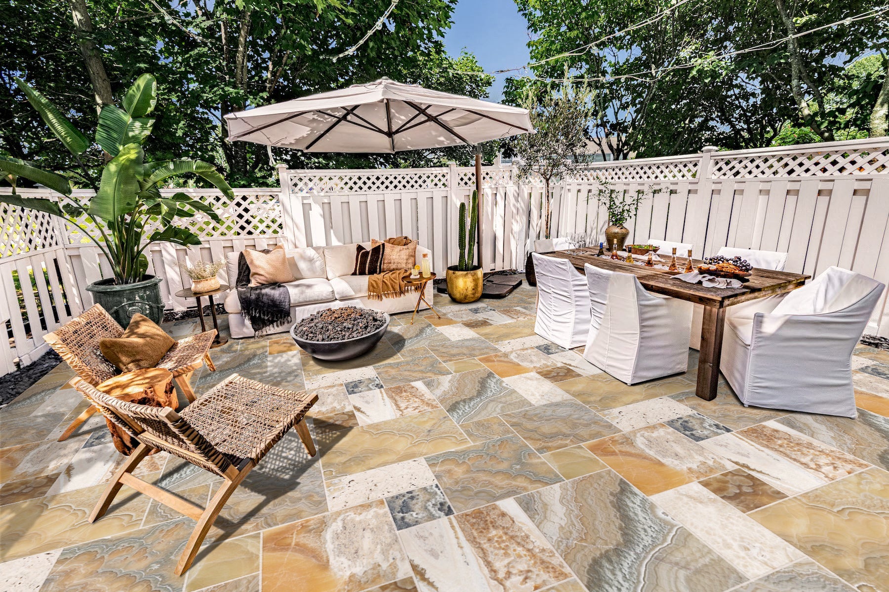 Storm Traonyx Antique Pattern Brushed Straight Edge - Livfloors Collection