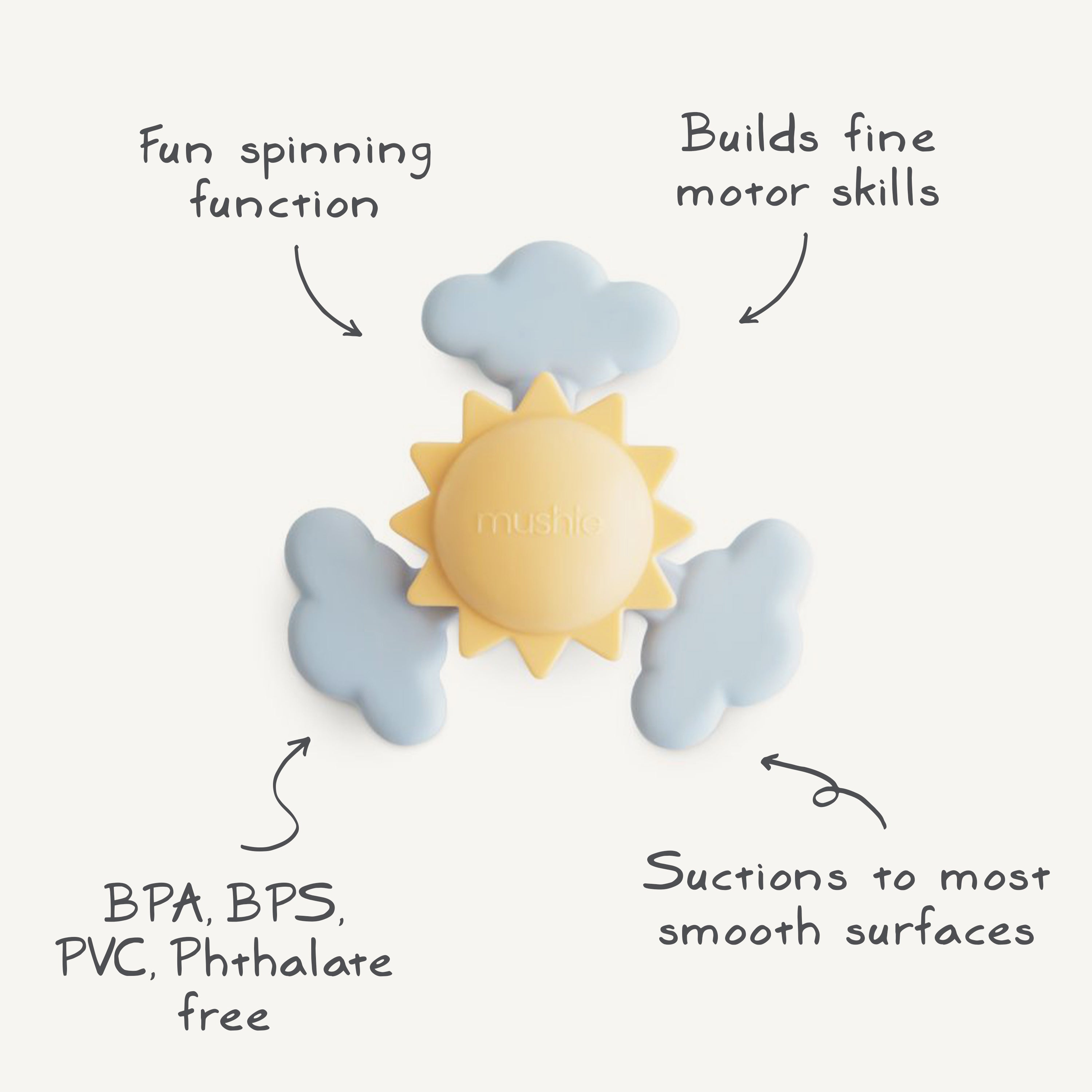Sunshine Suction Spinner Toy
