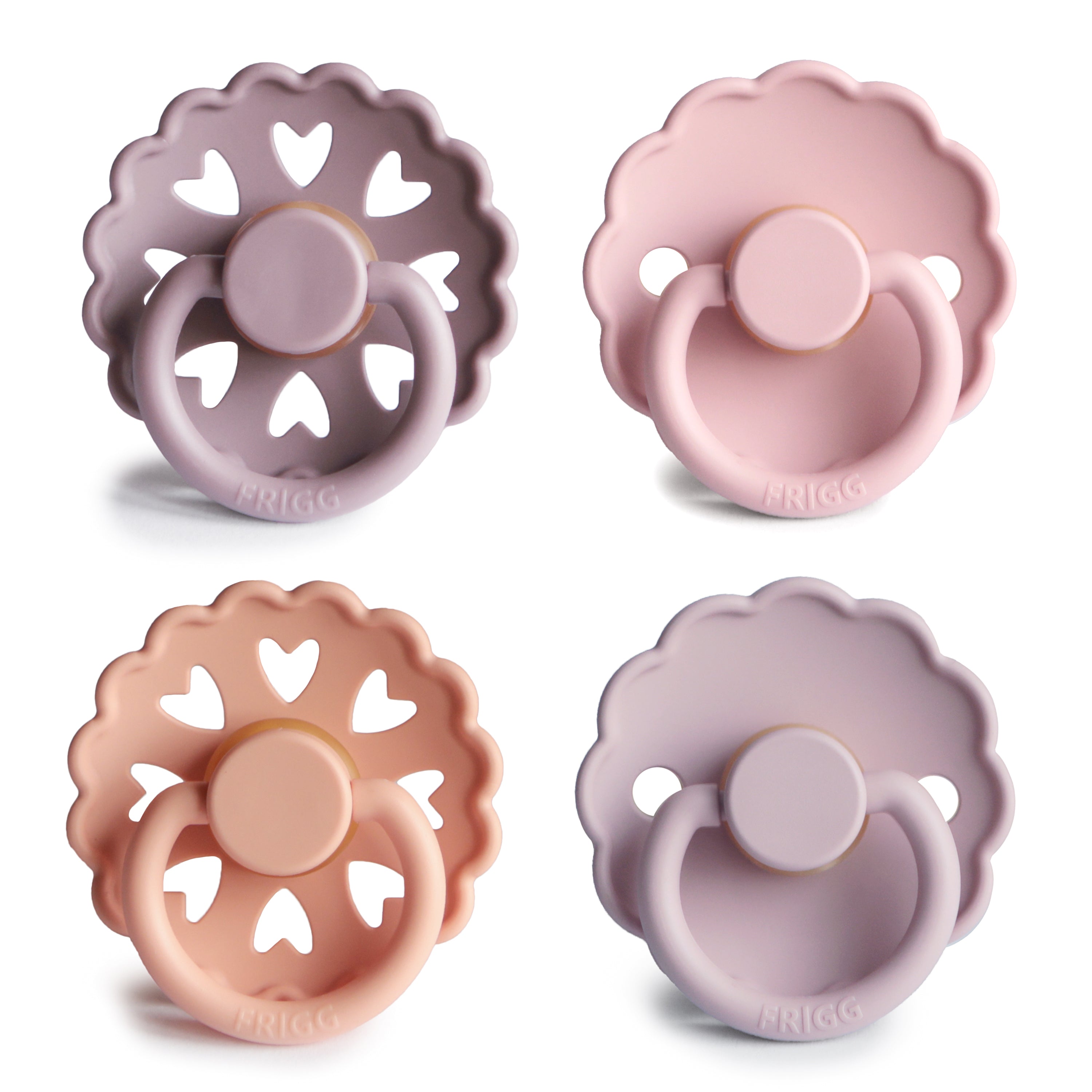 FRIGG Natural Rubber Sunset Bliss Pacifier 4-Pack FRIGG PACIFIERS Mushie 0-6 Months  