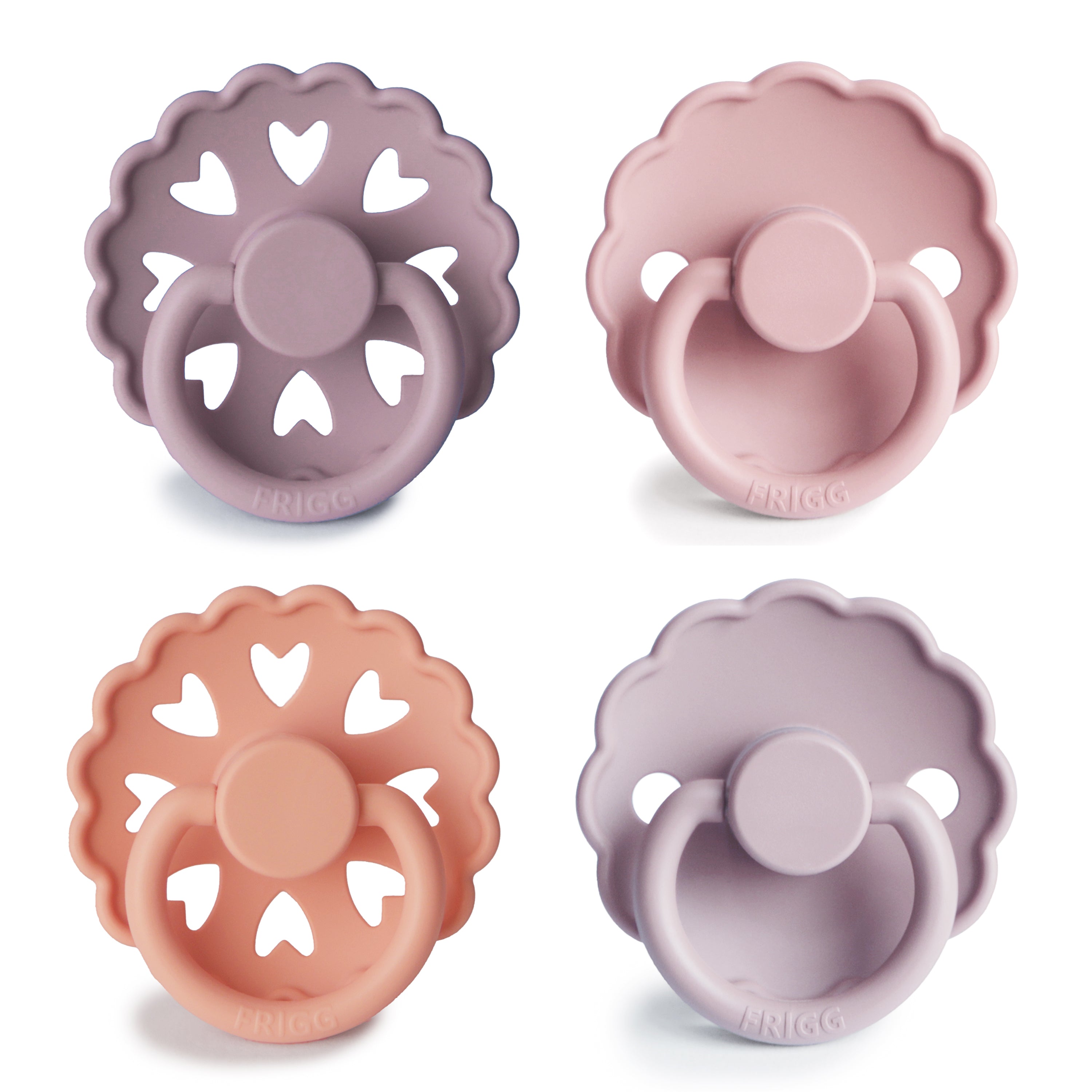 FRIGG Silicone Sunset Bliss Pacifier 4-Pack FRIGG PACIFIERS Mushie 0-6 Months  