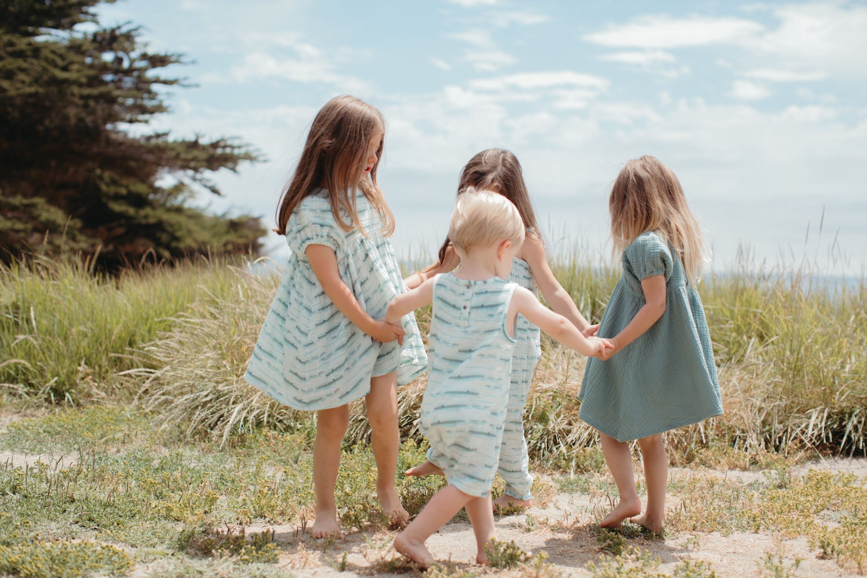 Muslin Sleeveless Coverall - Alligator Isle