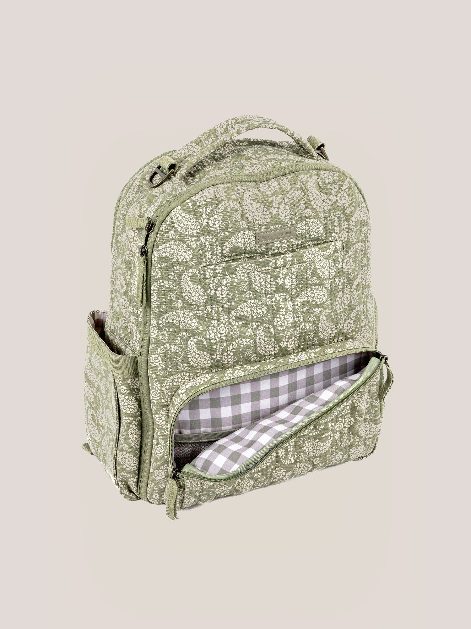 Sazan + JuJuBe Classic Diaper Backpack - Paisley Floral