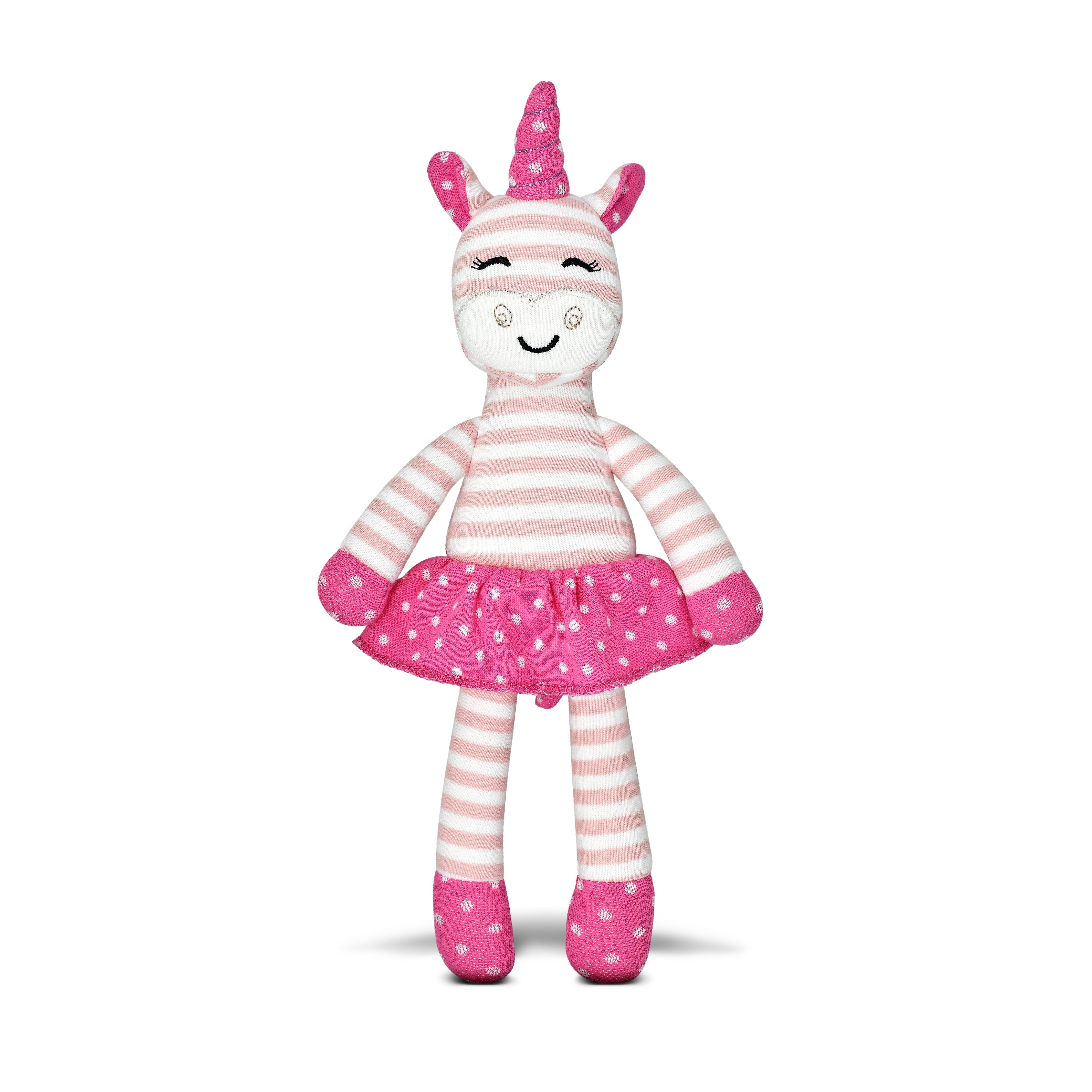 Tiny Dancing Unicorn - Pink Stripe