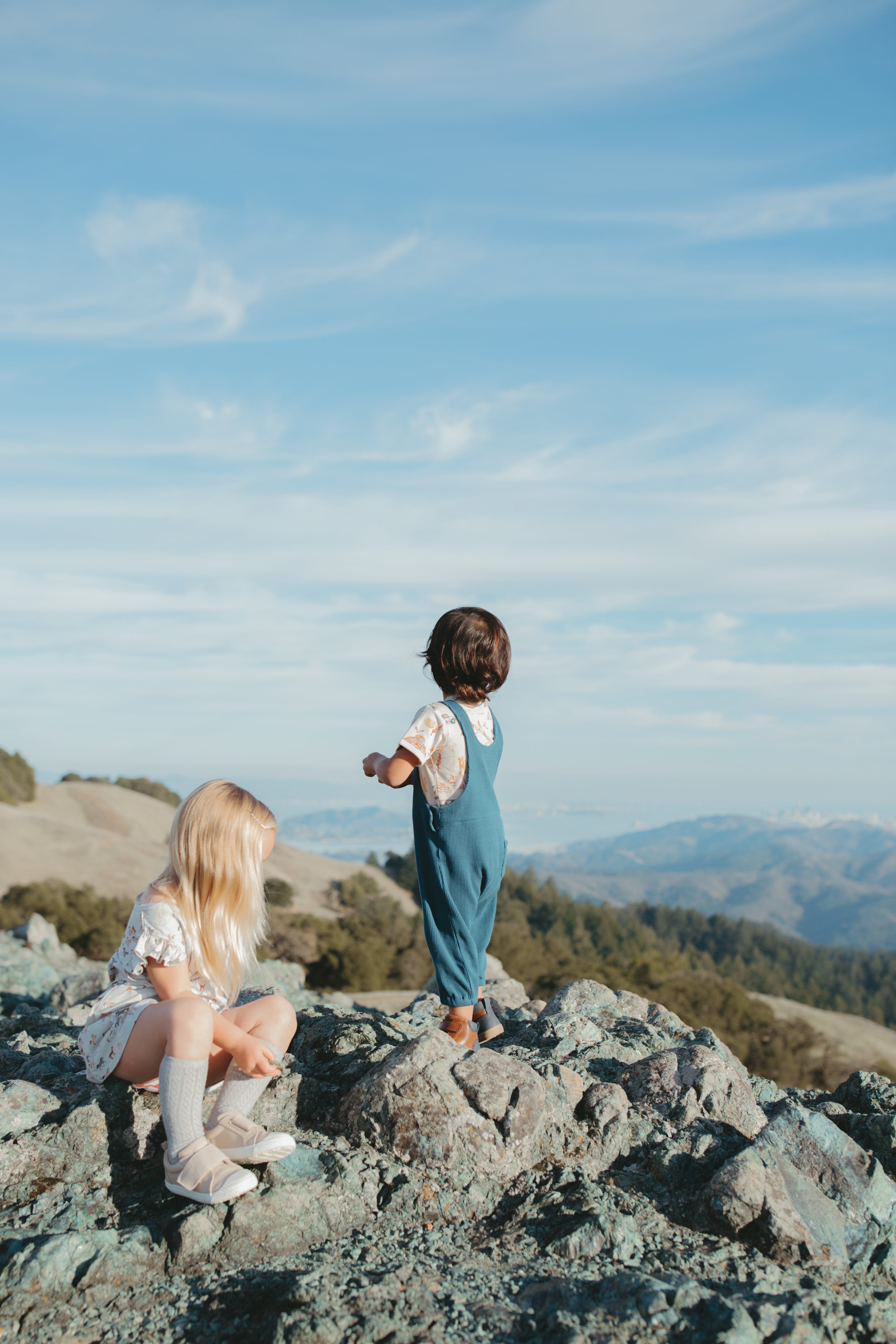 Waffle Overalls - Marine