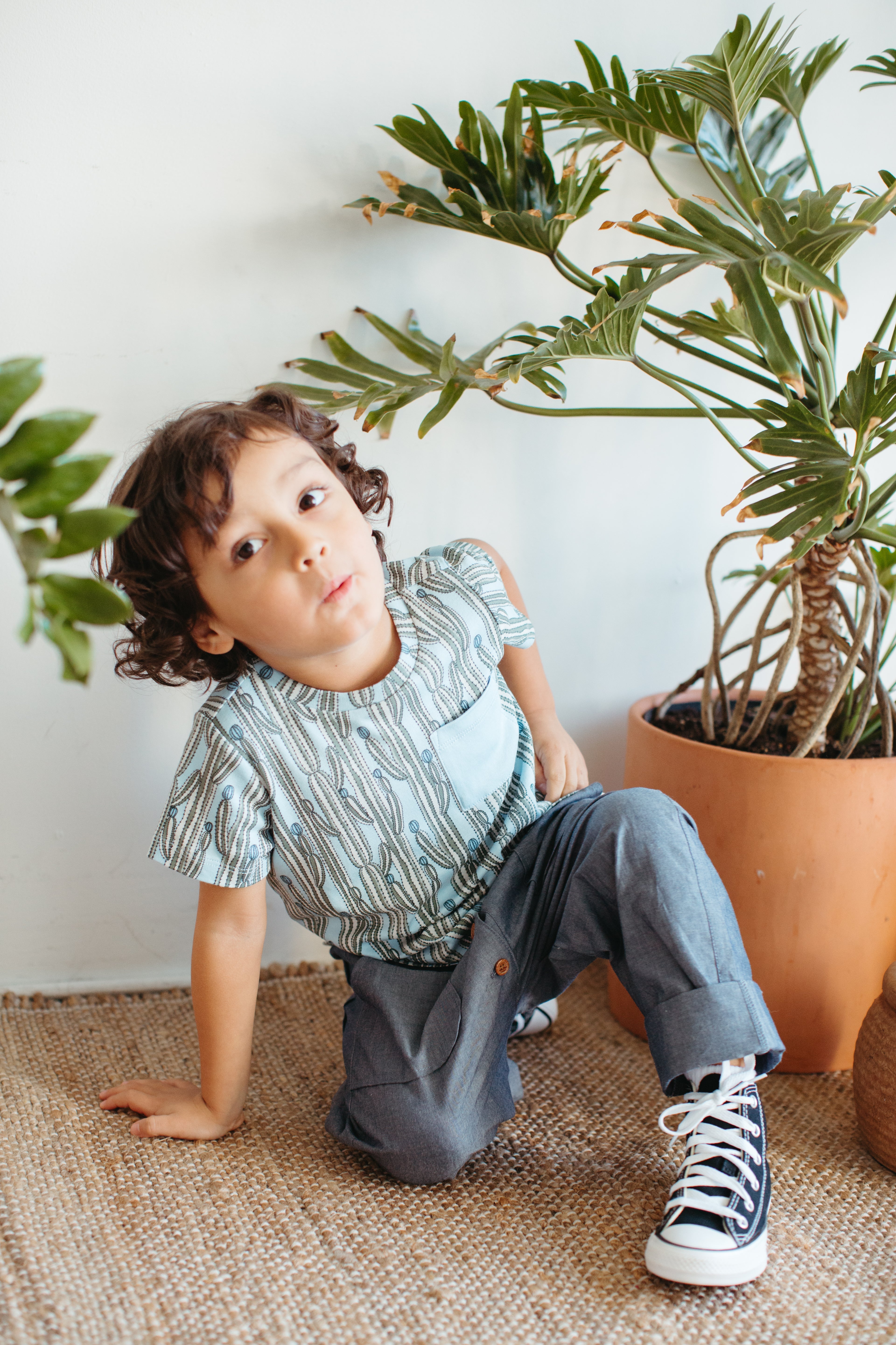 Bamboo Blend Short Sleeve Pocket Tee – Blooming Saguaro