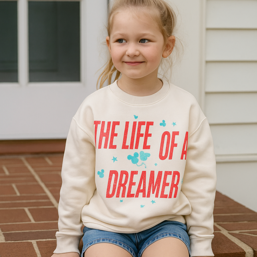 Kid's Life Of A Dreamer Crewneck