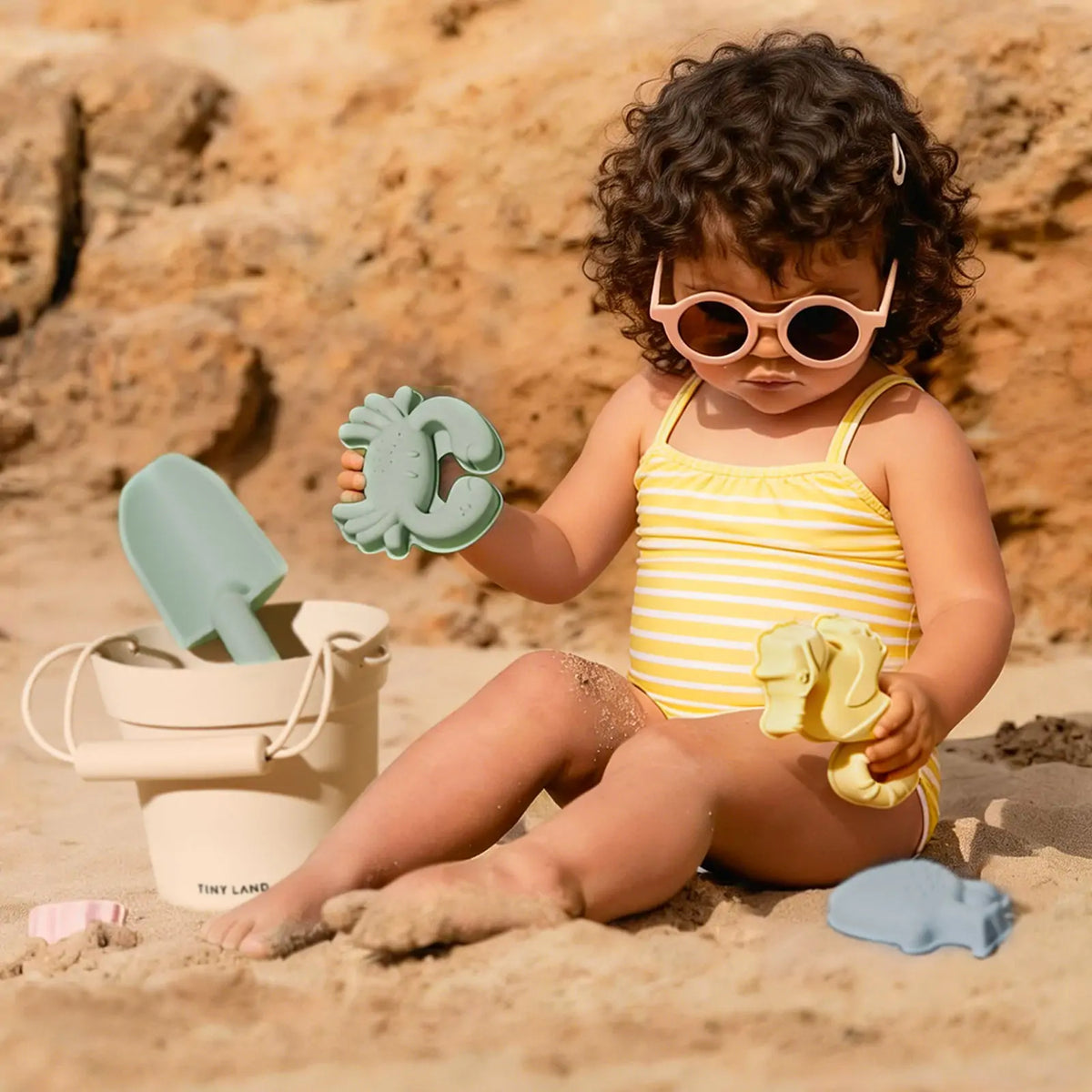 Tiny Land® One-Stop Beach Toy & Tent Set