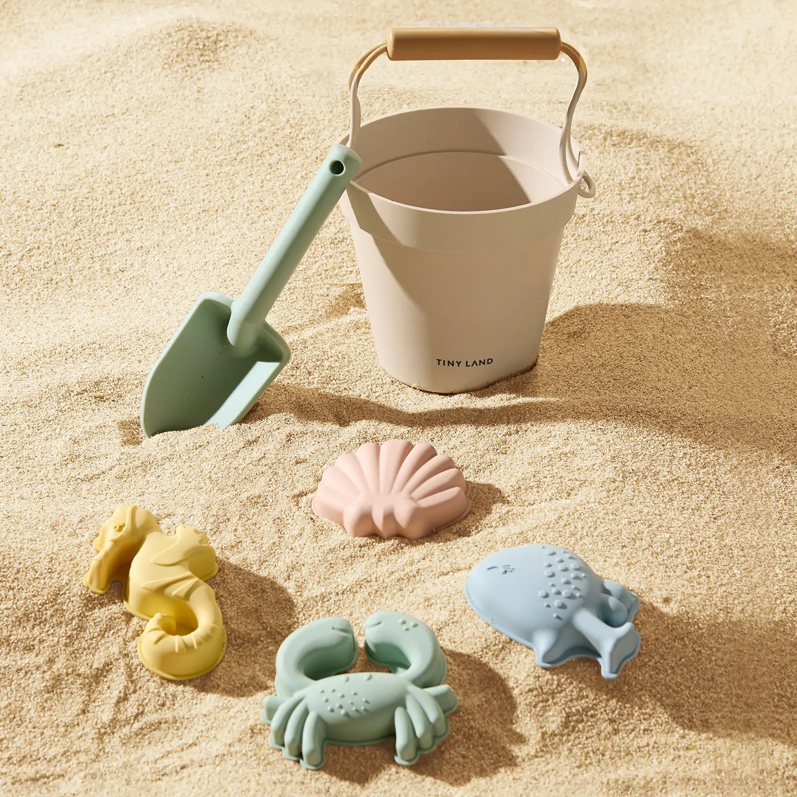 Tiny Land® One-Stop Beach Toy & Tent Set – Blush Pink