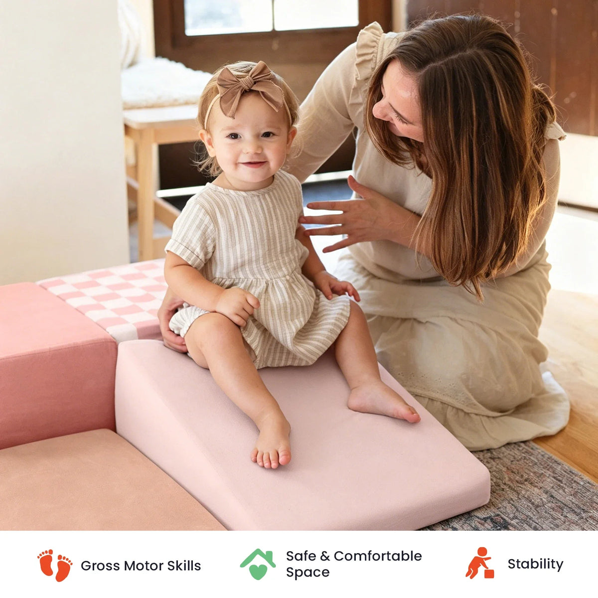 Tiny Land® PlayNest Climbing Blocks - Violet