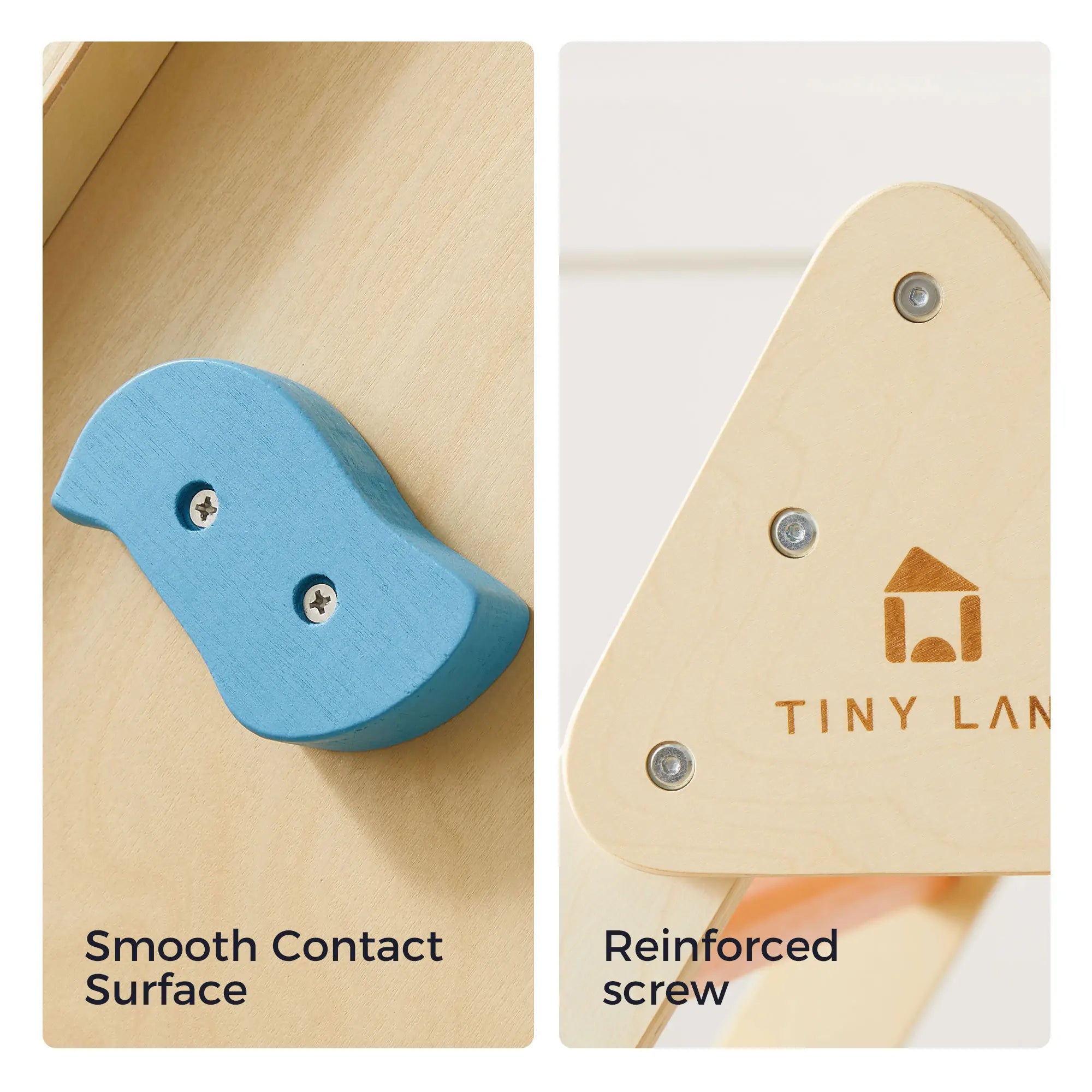 Tiny Land® Pikler Triangle 7-in-1 Montessori Climbing Set