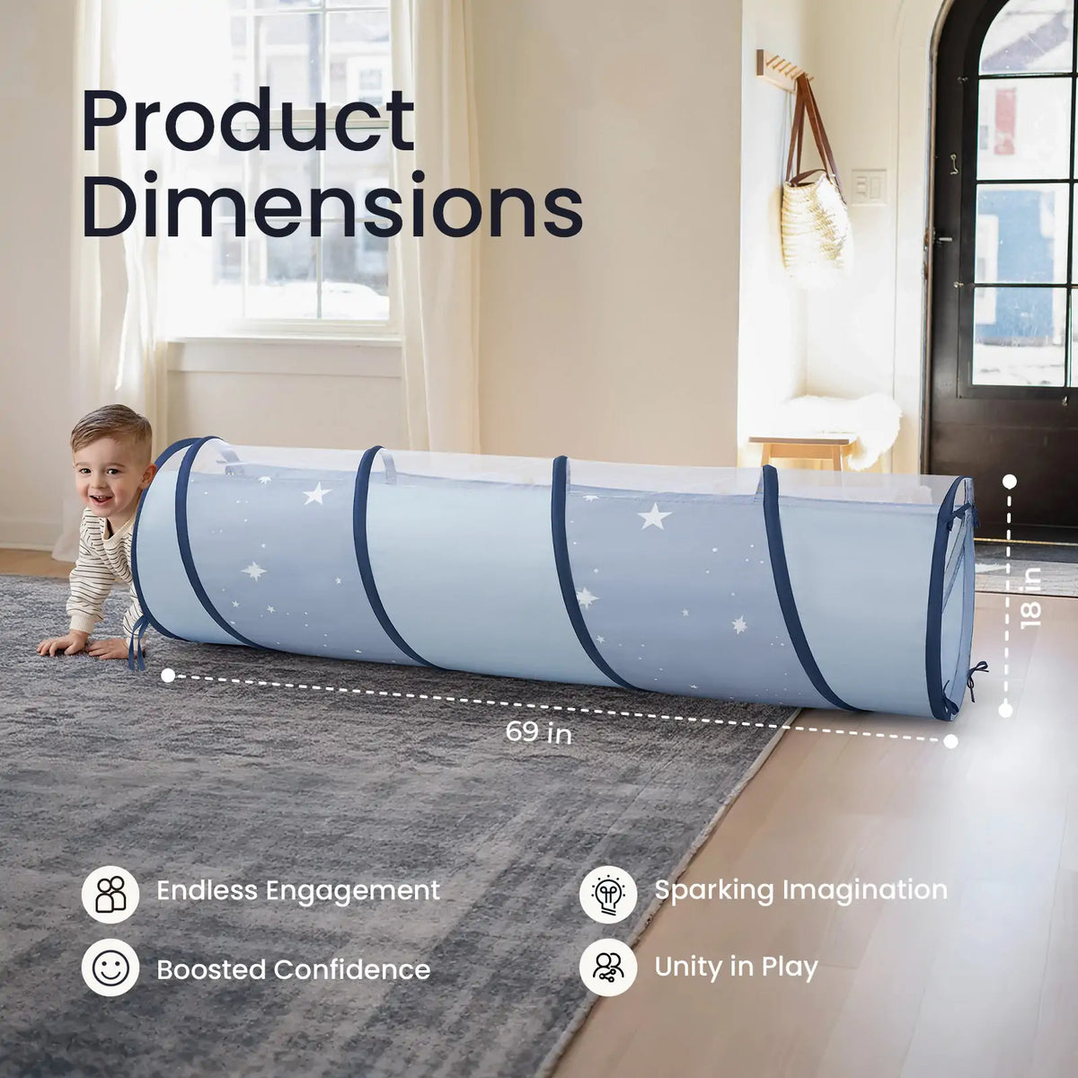 Tiny Land® Adventure Play Tunnel