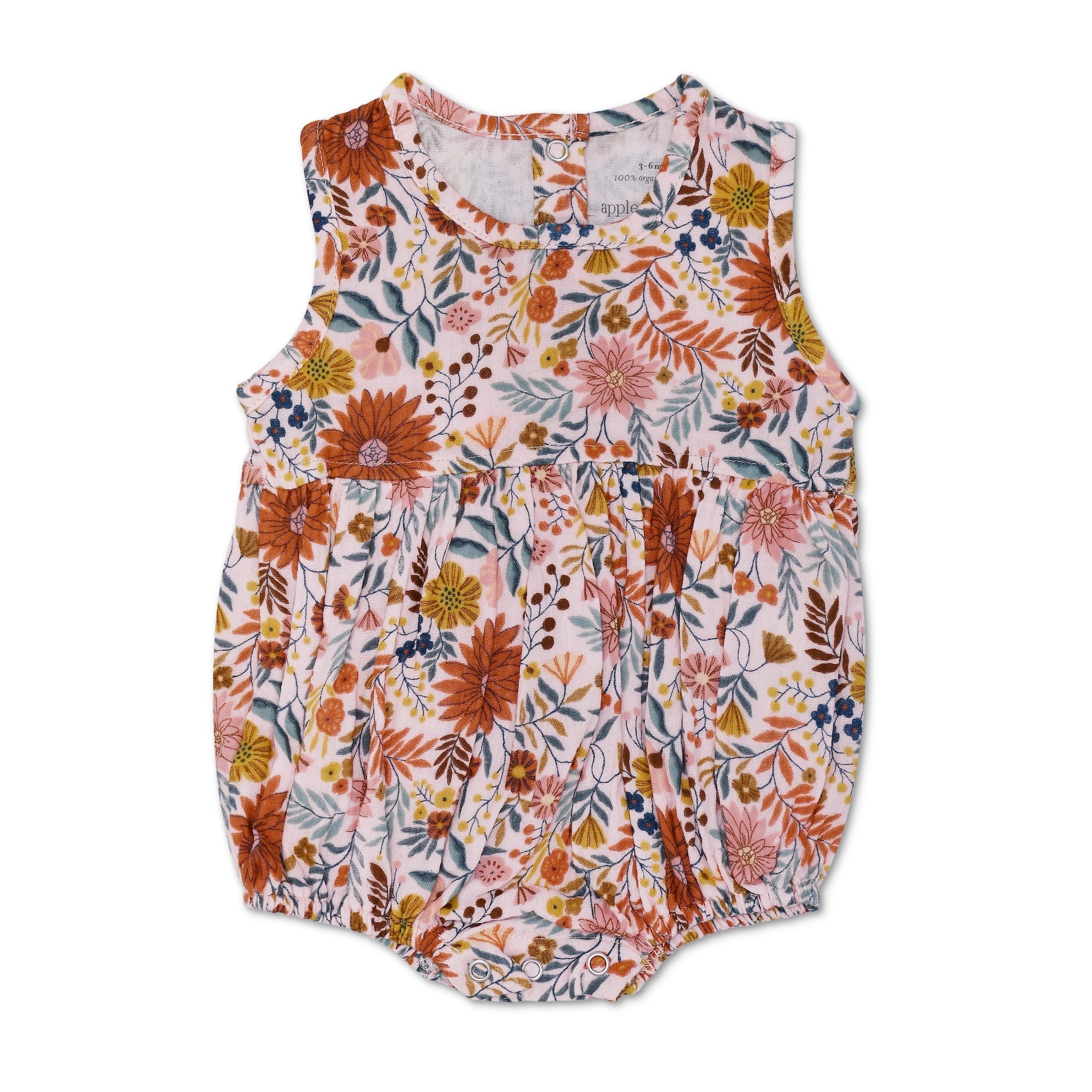 Muslin Bubble Romper – Zinnia Bloom