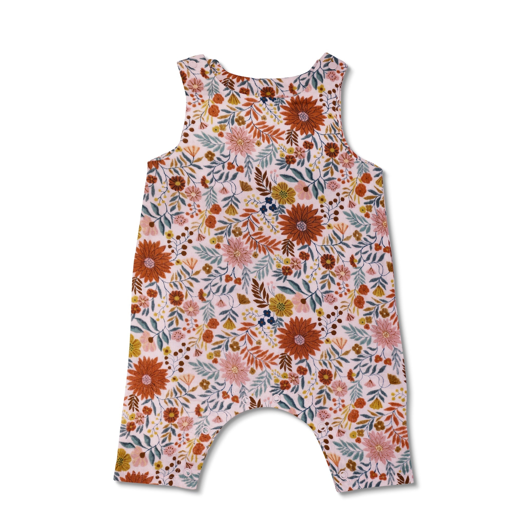 Muslin Jumpsuit - Zinnia Bloom