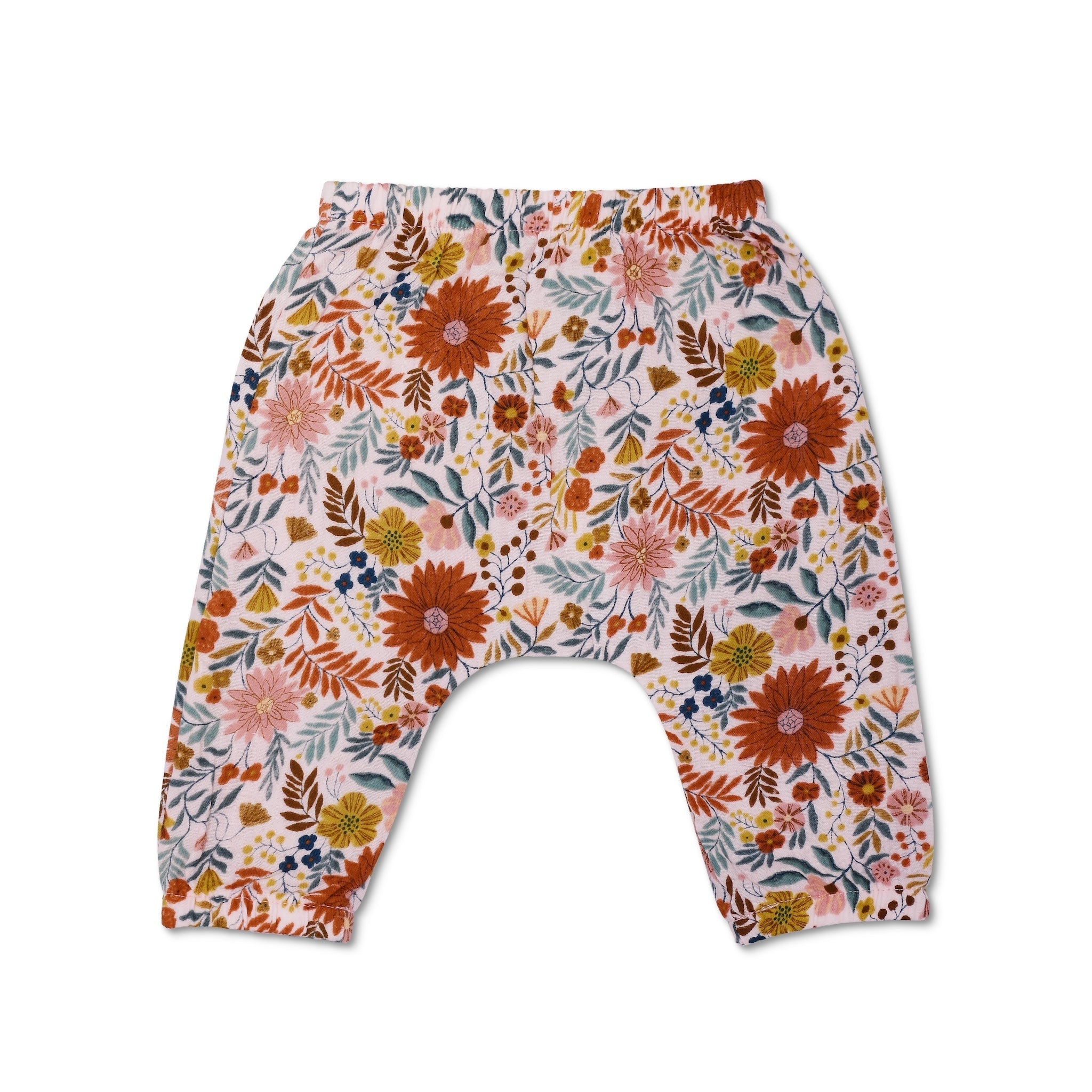 Muslin Pants - Zinnia Bloom