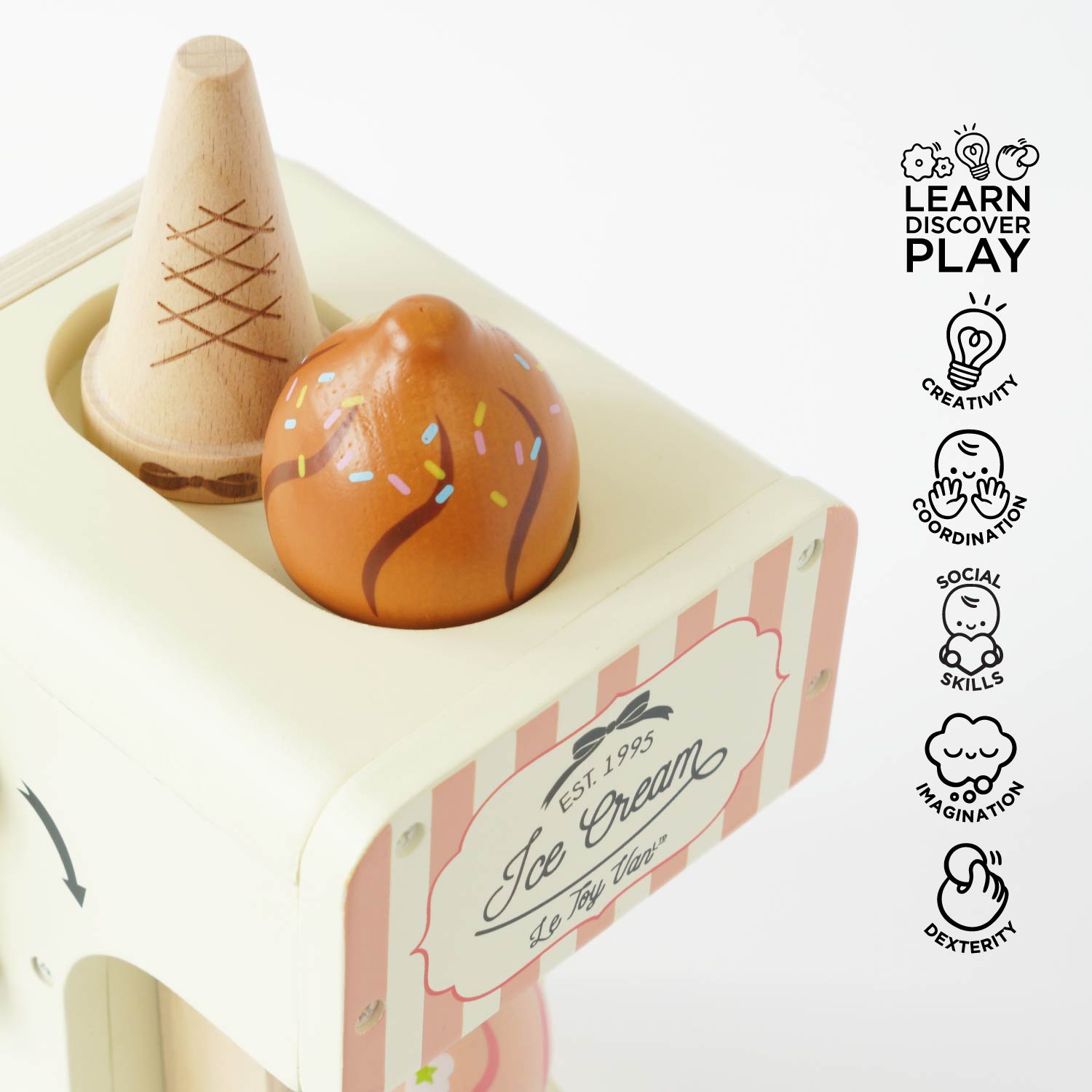 Ice Cream Machine & Play Food Cones
