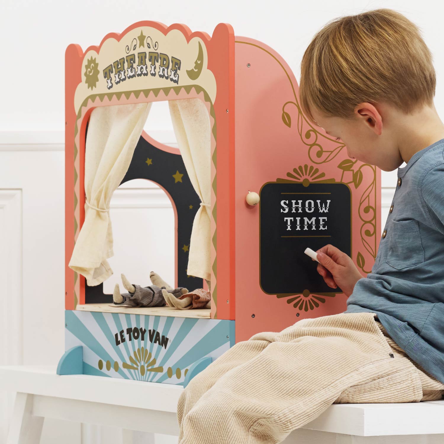Tabletop Puppet Wooden Theatre