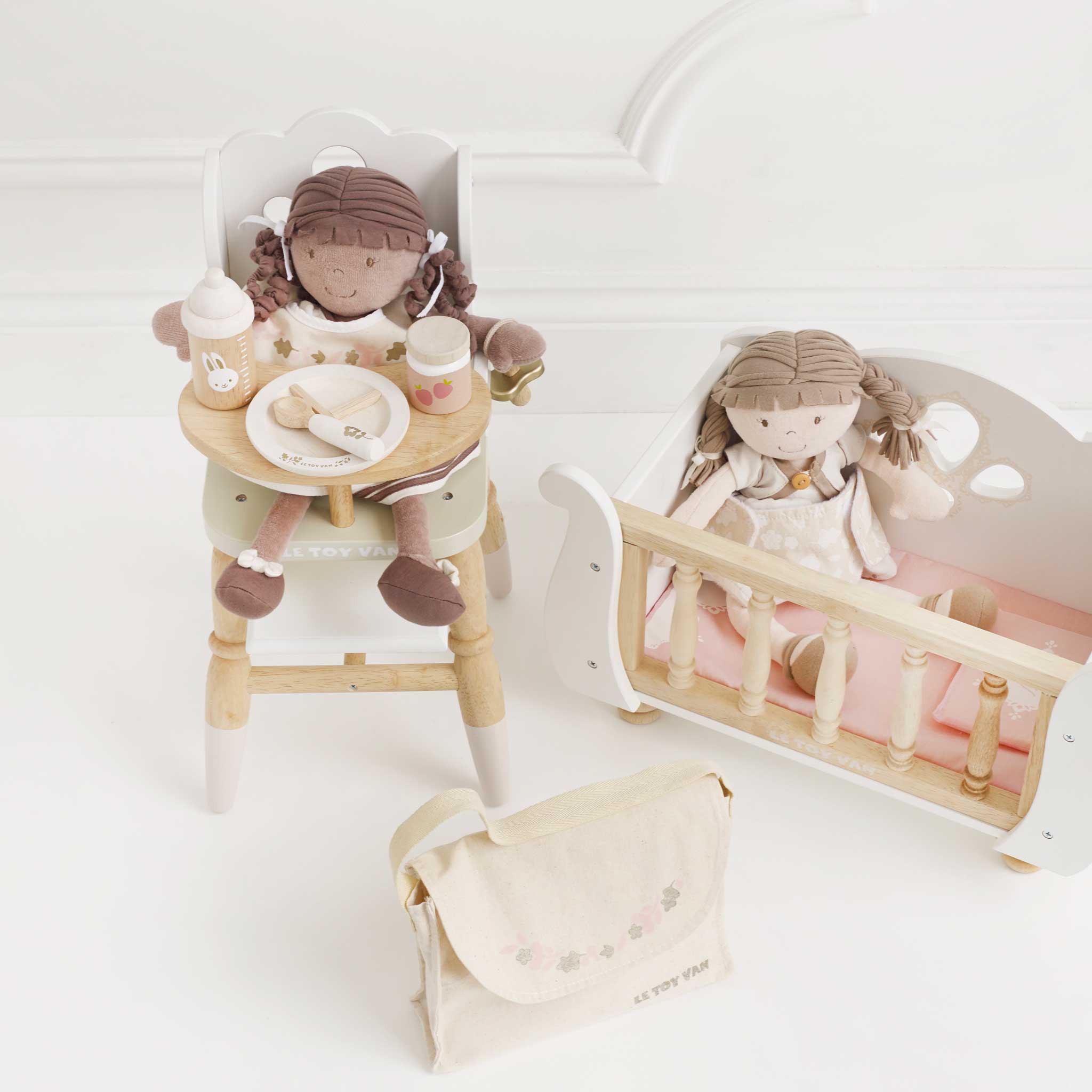 Dolls Wooden Cot