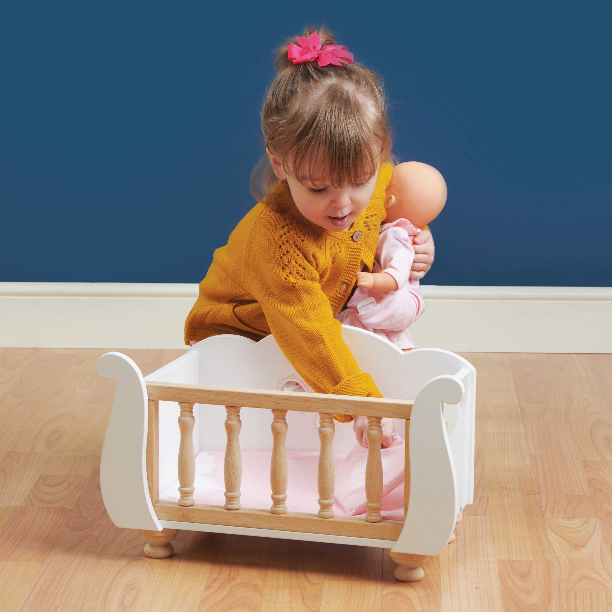 Dolls Wooden Cot