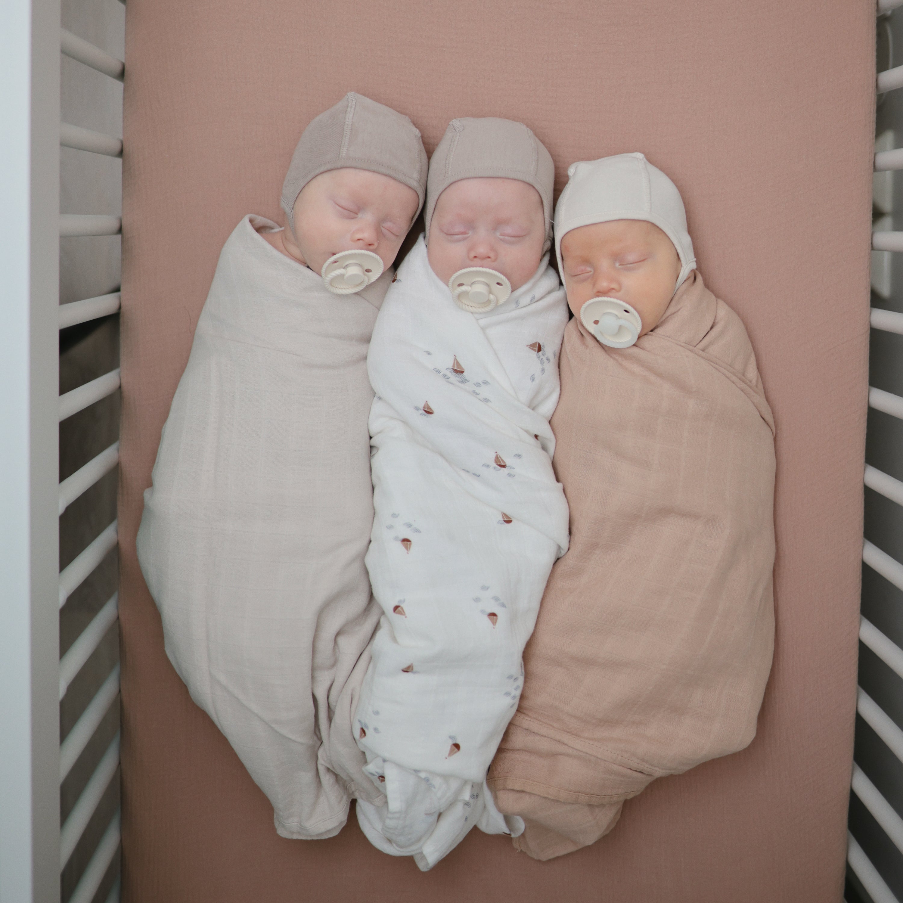 Organic Cotton Muslin Swaddle Blanket Swaddle Mushie   