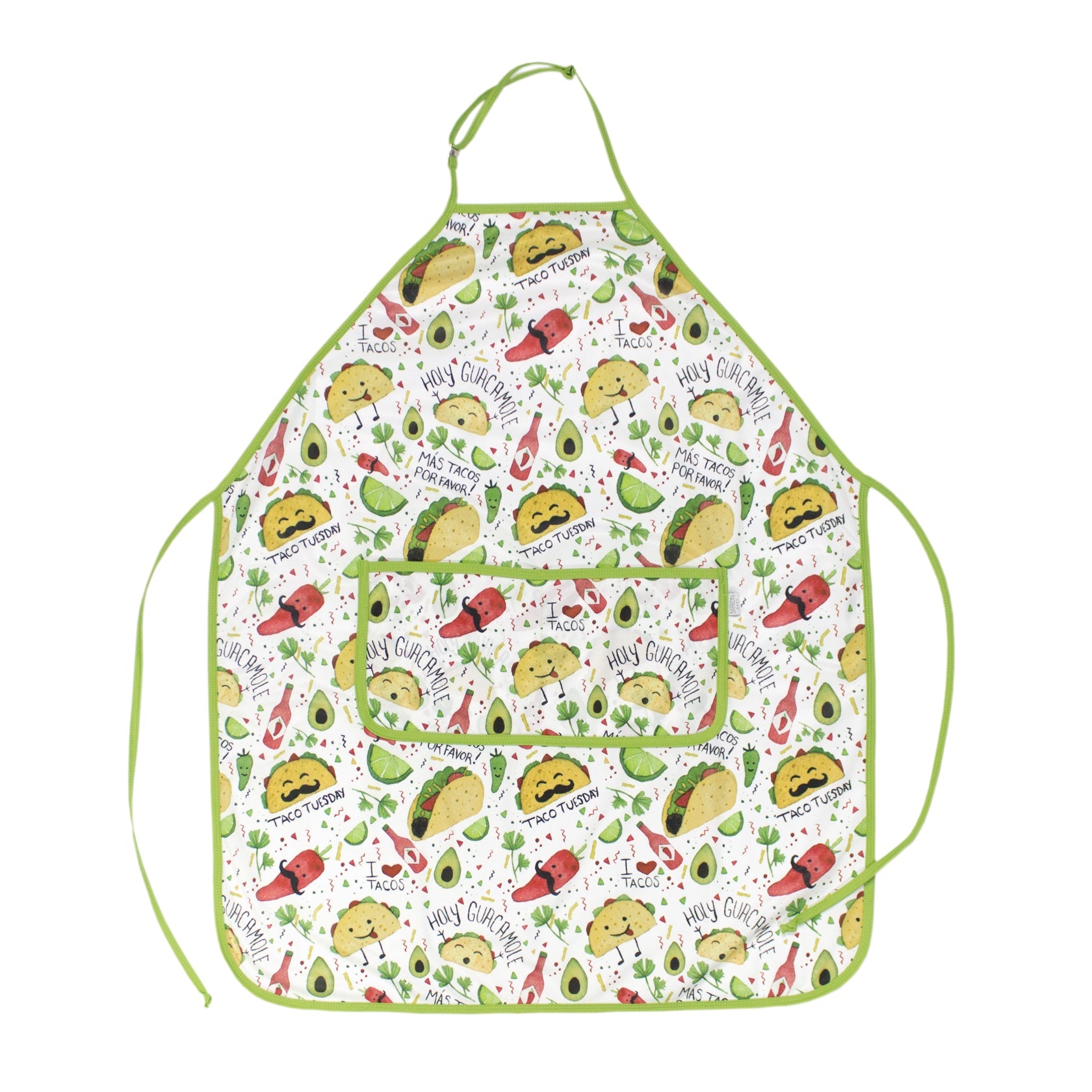 Taco Party Apron - fits sizes youth small through adult 2XL  BapronBaby   