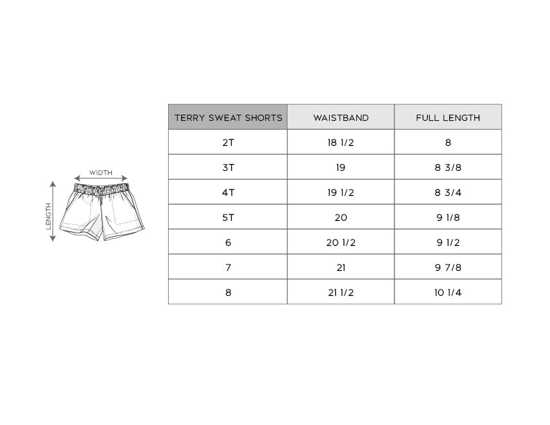 Girl's Terry Sweat Shorts
