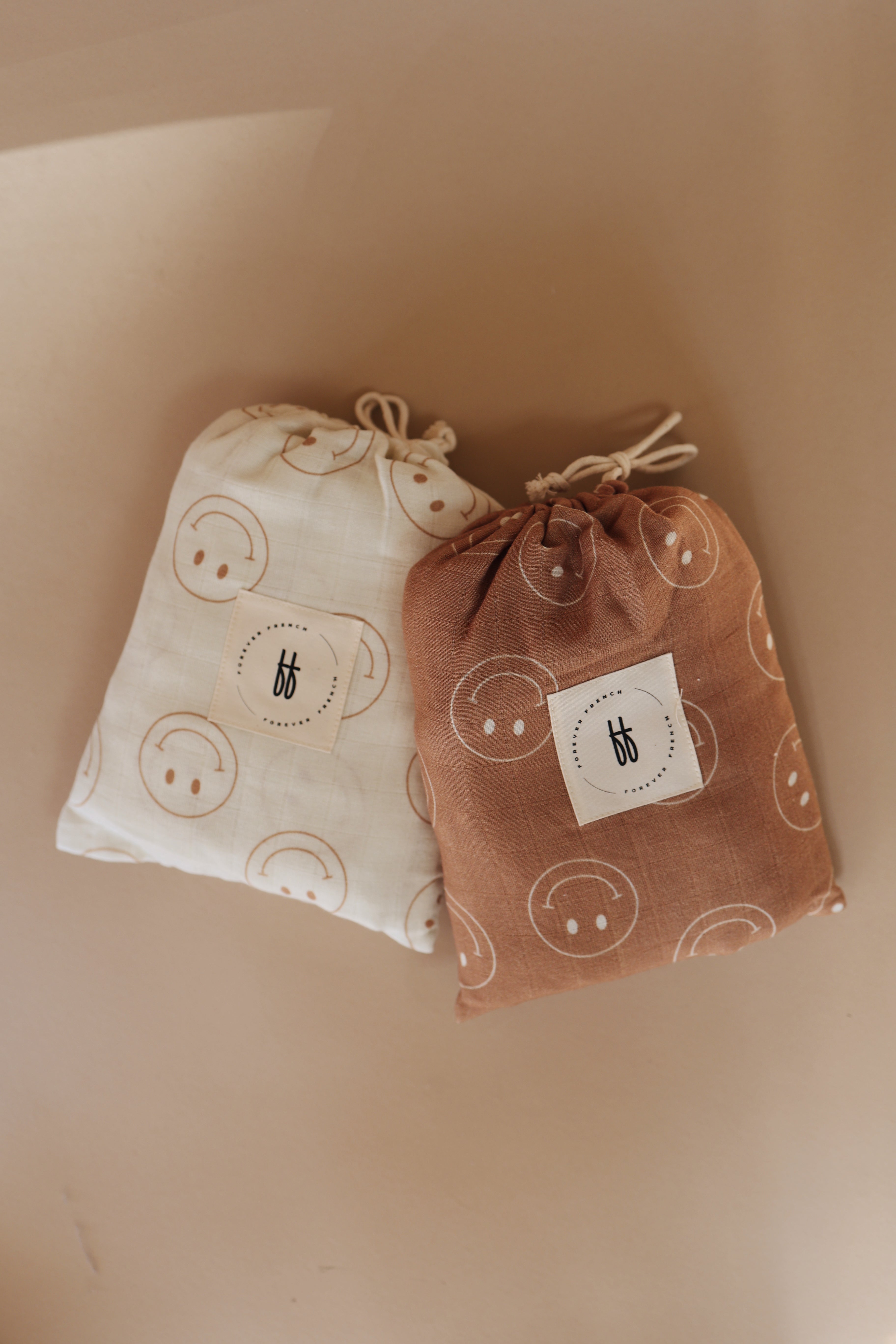 Muslin Crib Sheet | Just Smile Tan