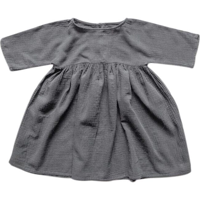 The Muslin Dress - Lead Gray - FINAL SALE