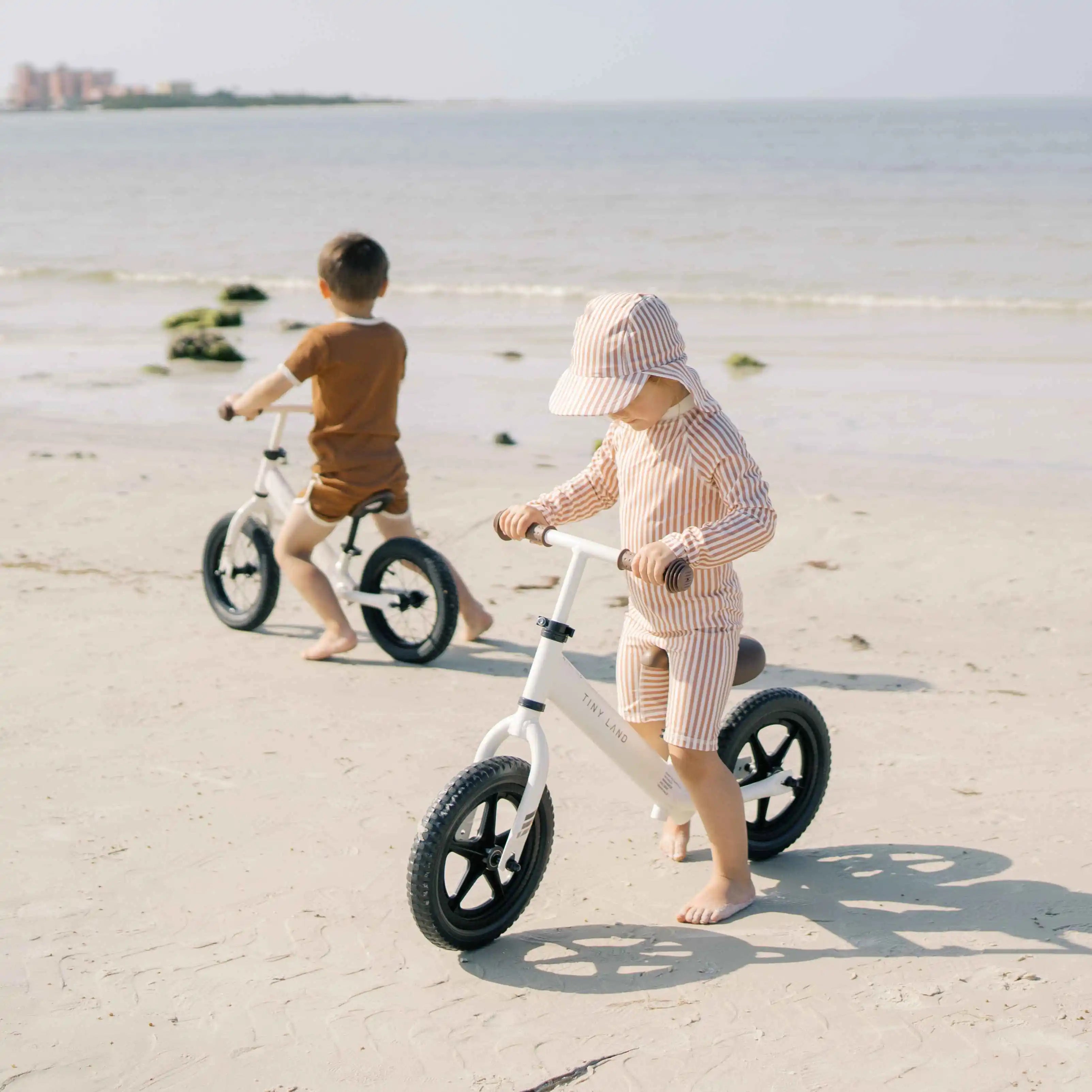 Tiny Land® Balance Bike - Milky White Push & Pedal Riding Vehicles Tiny Land   