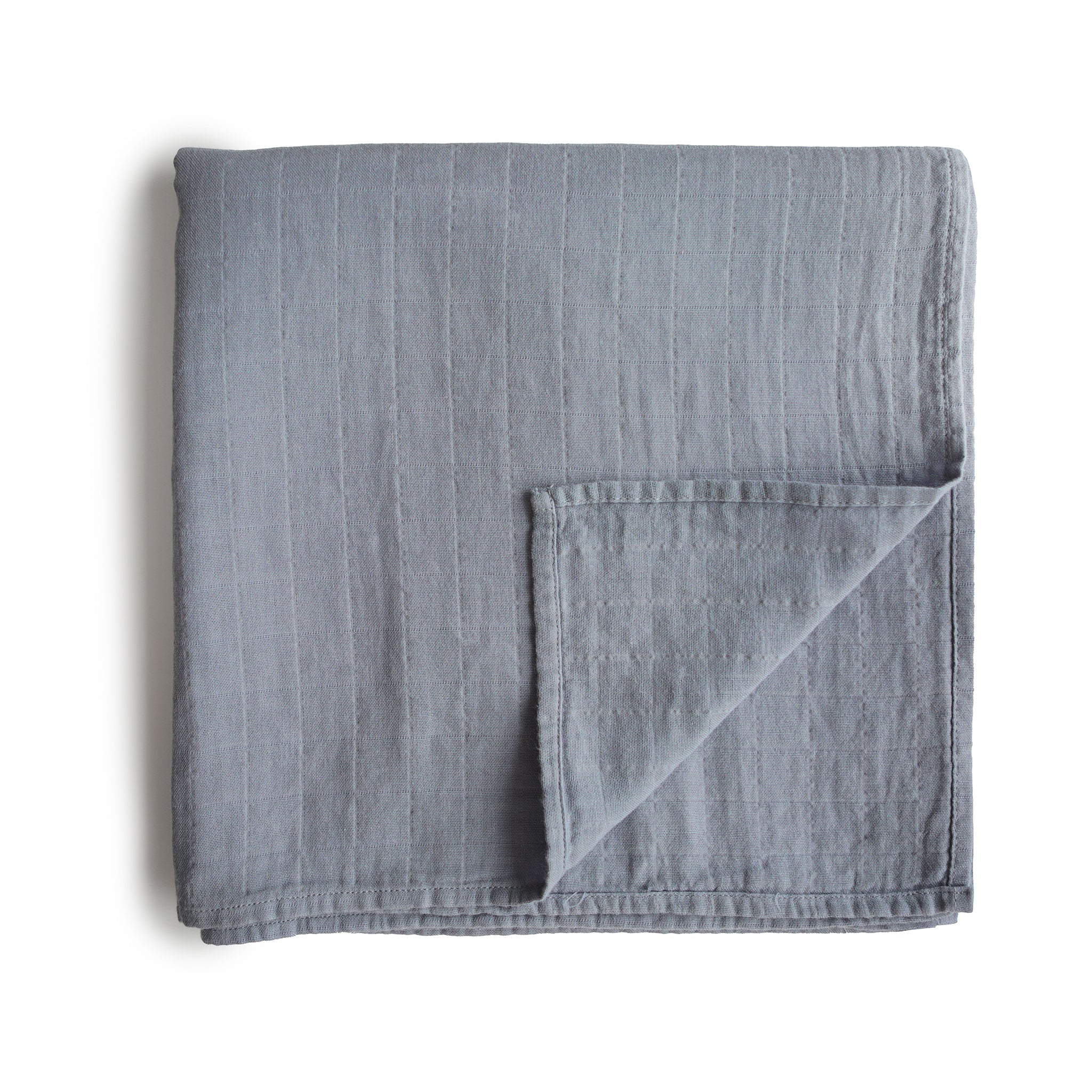 Organic Cotton Muslin Swaddle Blanket Swaddle Mushie Tradewinds  