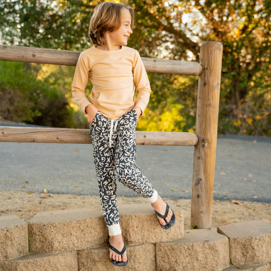 Crew Neck Sweater - Peanut Butter - Terry