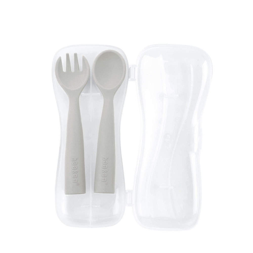 Haakaa Bendy Silicone Cutlery Set