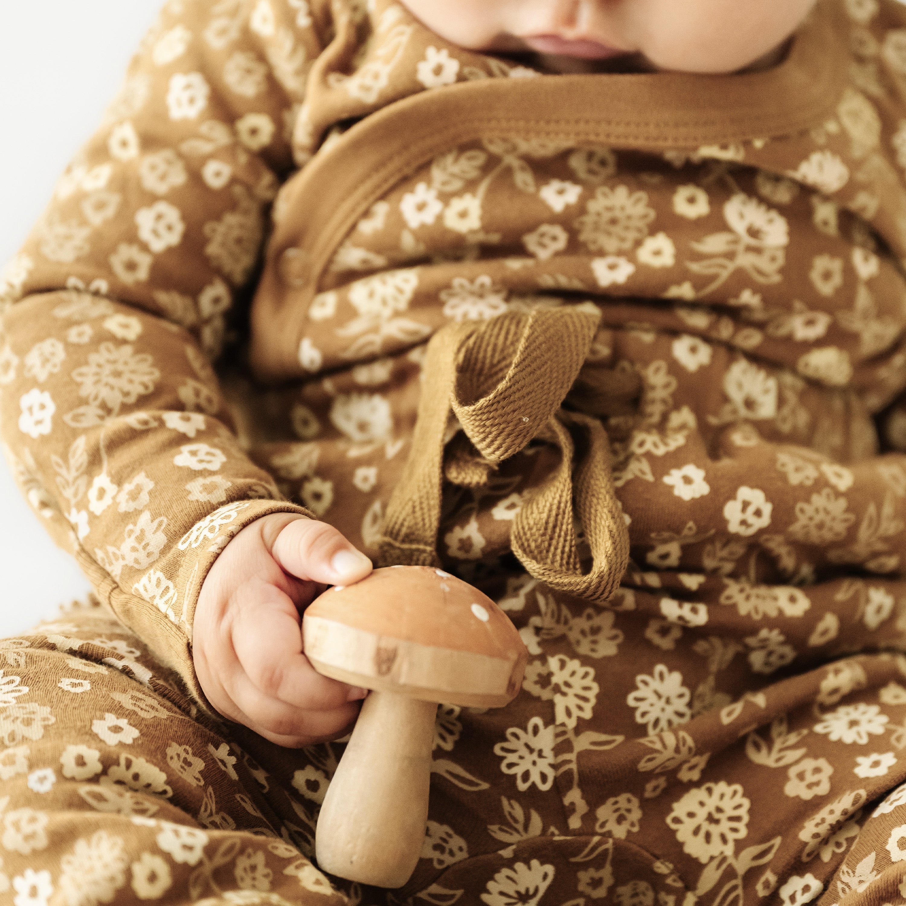 Organic Baby Onesie & Pants Outfit - Wildflower Kimono Pant Set Makemake Organics   