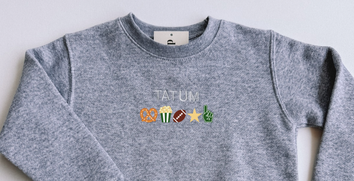 custom embroidery football jumpsuit