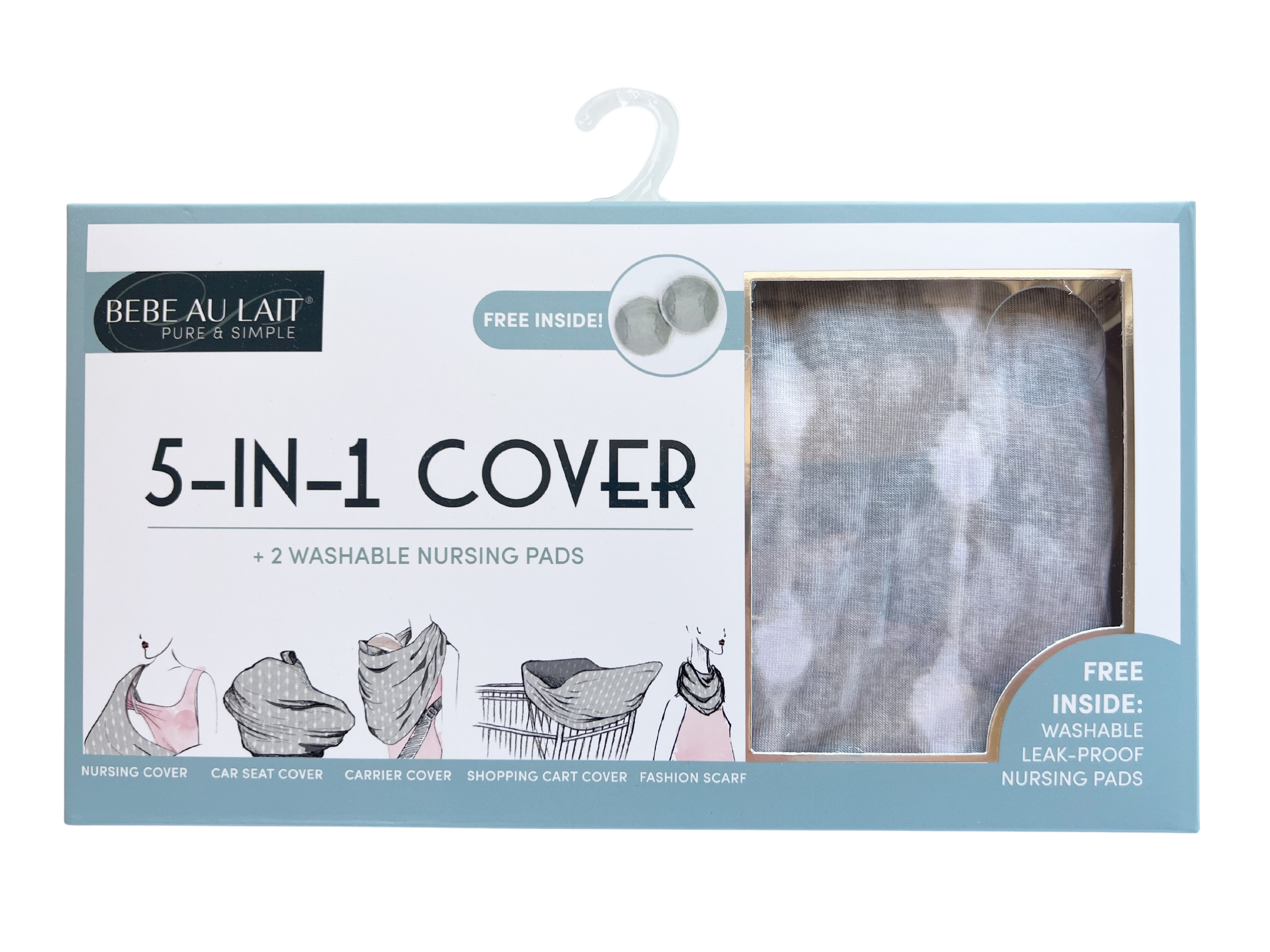 Shibori 5-in-1 Multi-Use Nursing Cover 5 in 1 Bebe au Lait   