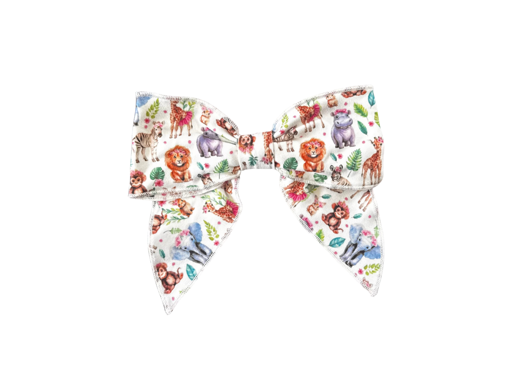 Pink Safari Bow-Ready to Ship!